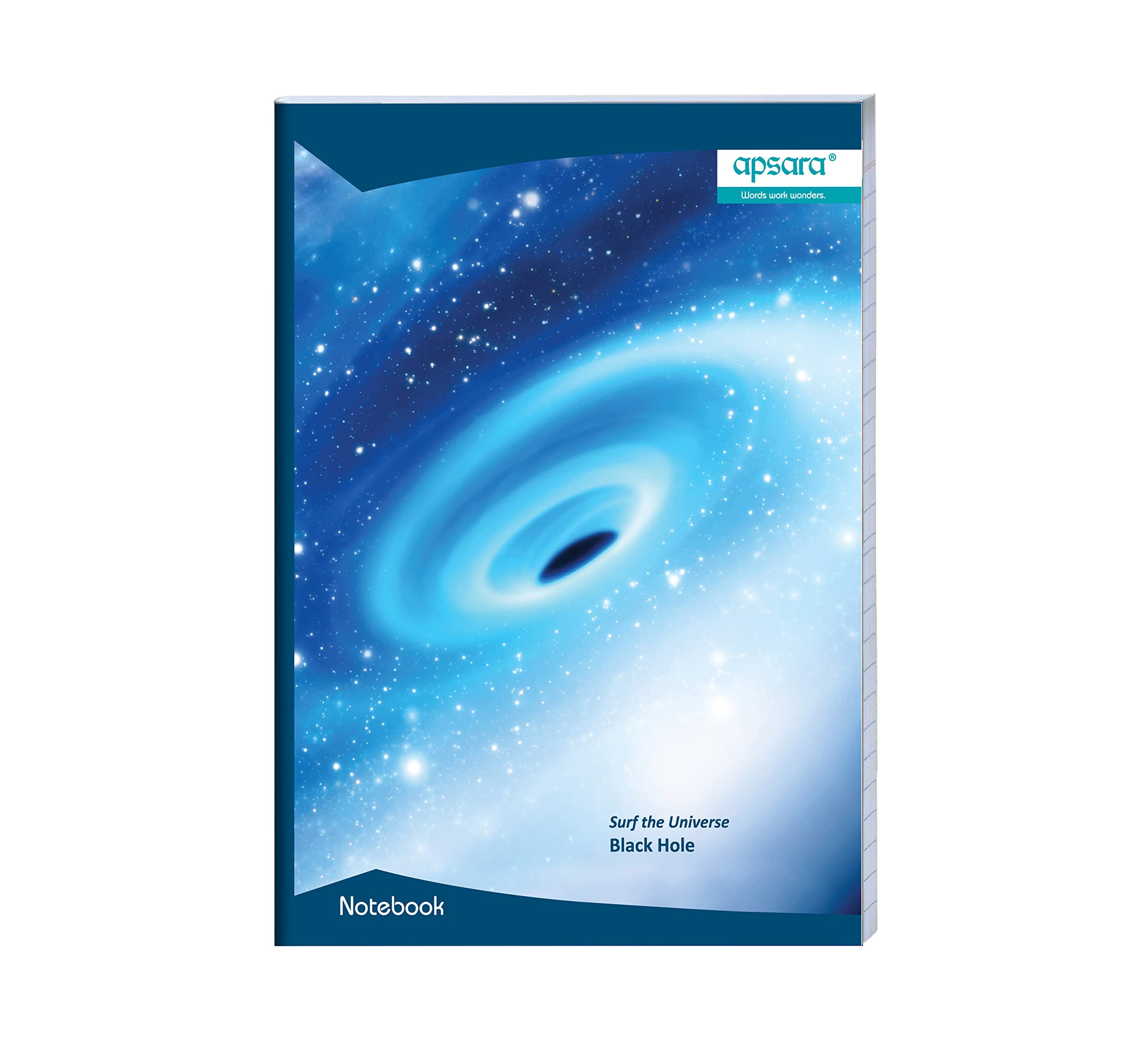 Apsara A4 Size Long Notebook | 29.7 CM x 21 CM Approx - Pages 240 | Single Line Notebook | GSM 56 | Use for School,College Student & Professionals | Covers May Differ | Pack of 6 Books 1