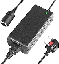 Shentian Power Supply Cigarette Lighter Socket AC to DC Adapter 100V-240V to 12V 8A Car Power Charger Converter (12V/8A)