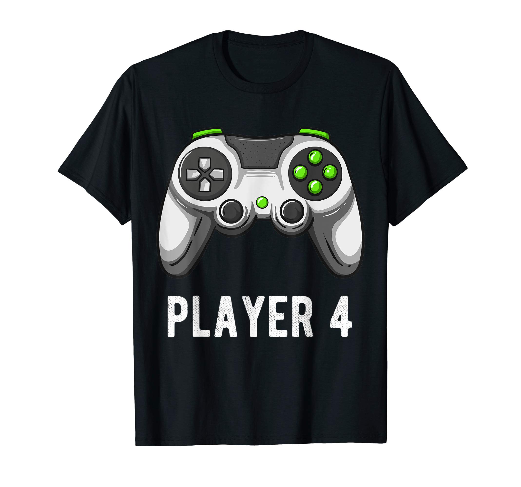 Player 4 Video Gamer Matching Team Outfit Gift for Geeks T-Shirt