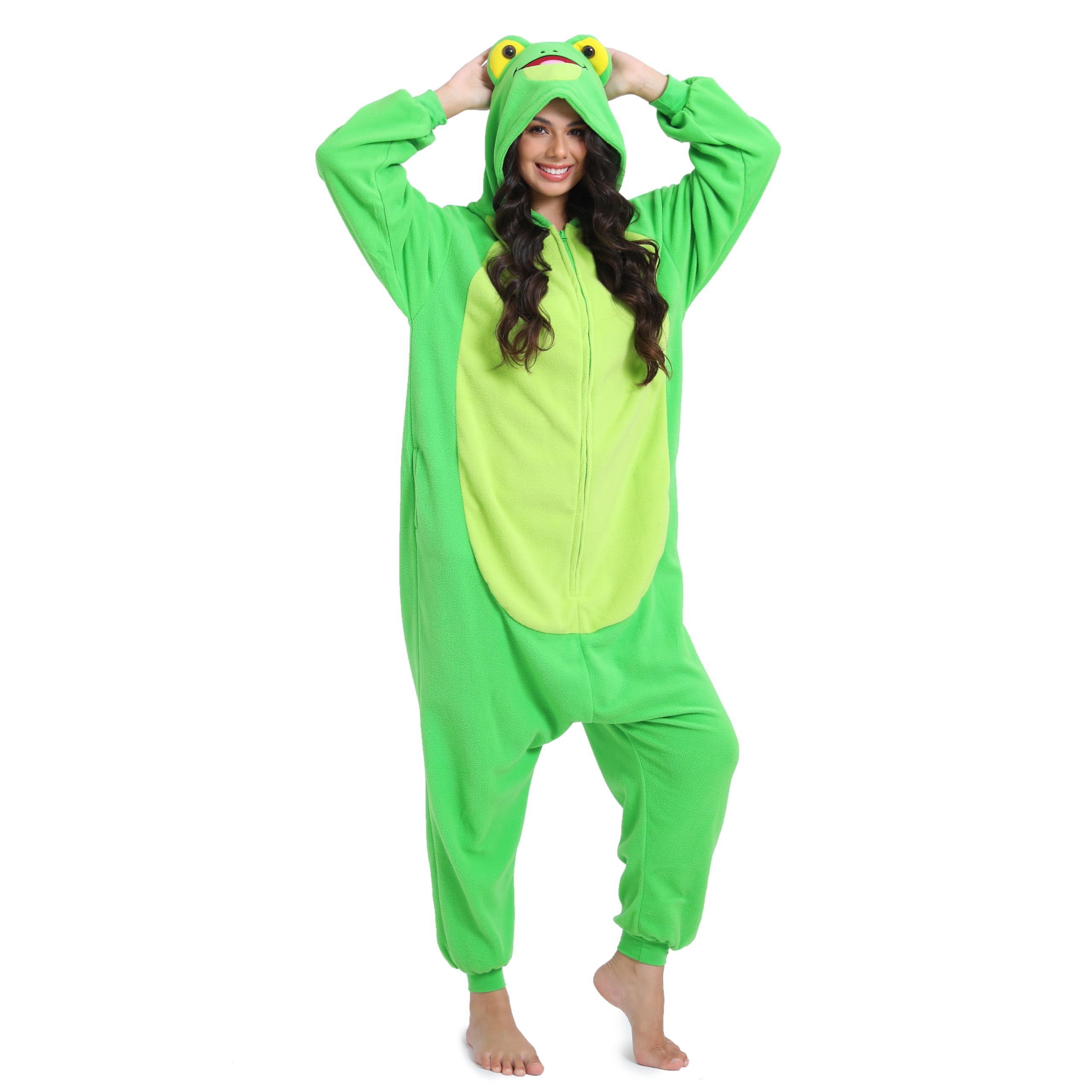 LBJR Pigiamone Animali Pigiama Intero Costume di Cosplay Party Halloween Carnevale Animali Pigiama