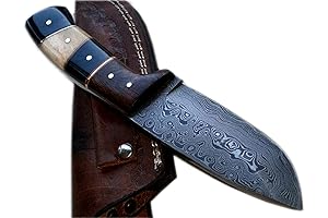 Poshland BC-1092 Handmade Damascus Steel 8 Inches Full Tang Skiner Knife