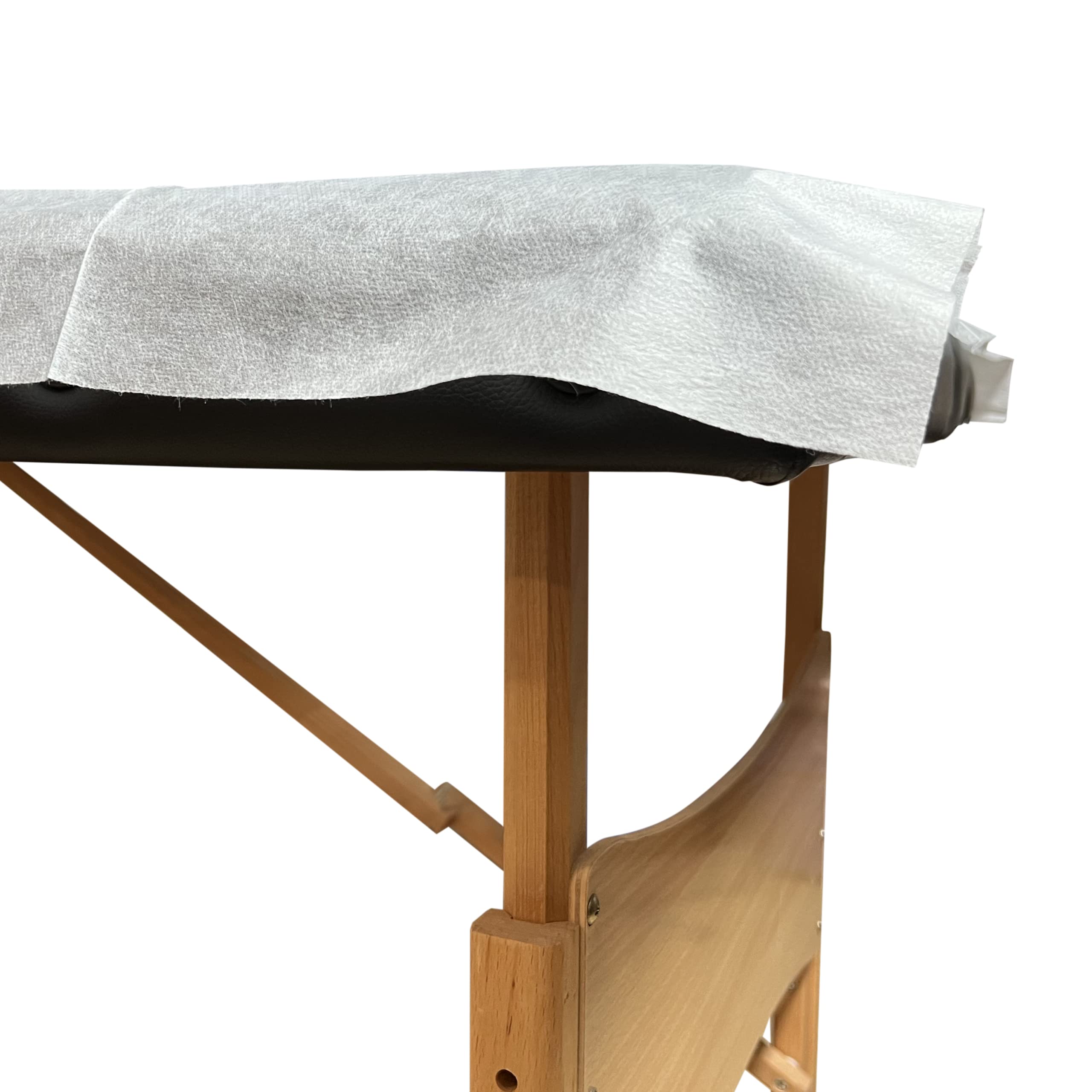 Sábana Desechable No Ajustable TNT 80x200 cm Resistente a Líquidos 100 uds | Sabana Desechable Camilla Masaje SMS Ideal para Proteger la Camilla 100% Reciclable
