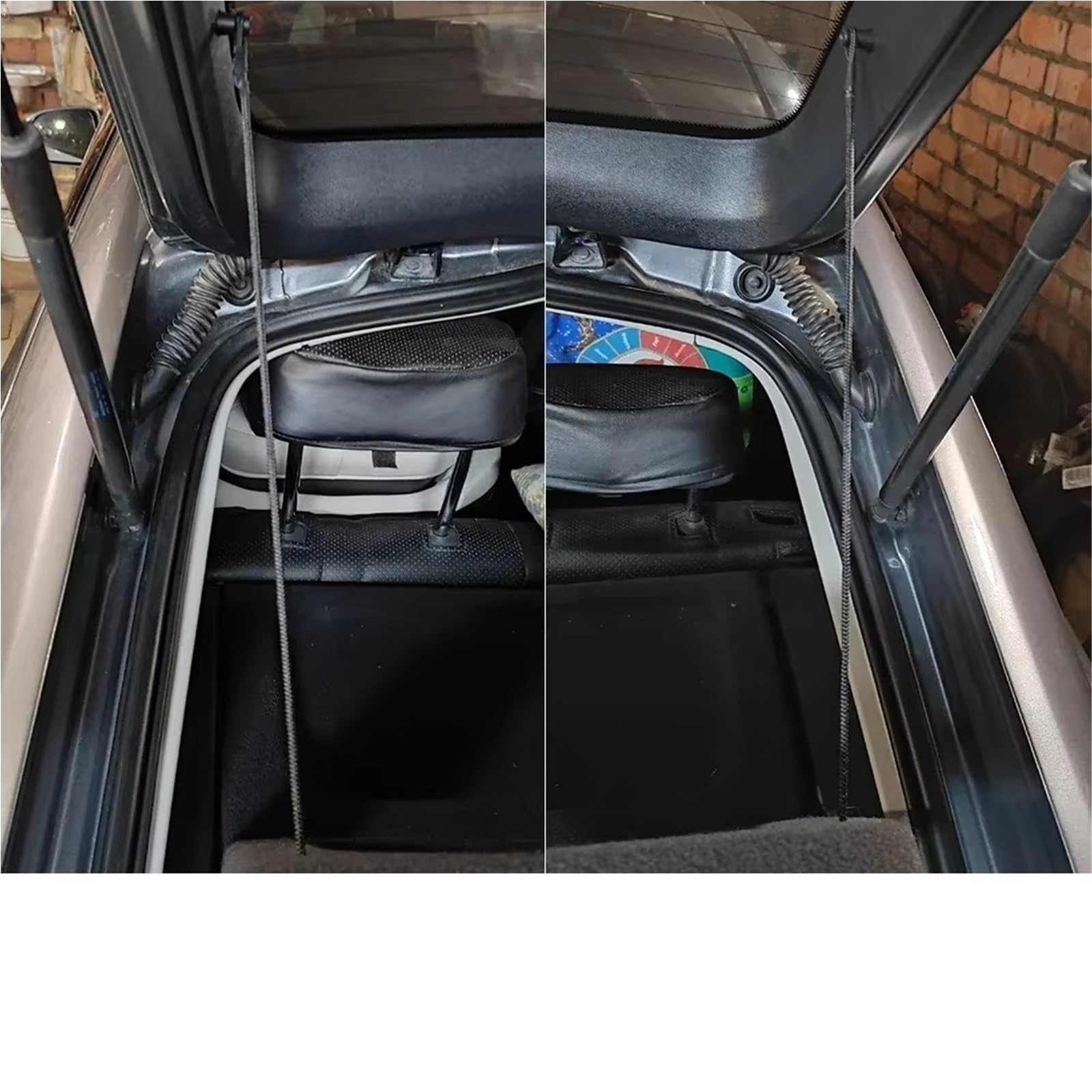 Filet de coffre Compatible Avec Skoda Pour Karoq NU7 2018-2020 Porte-bagages De Coffre Avec Clip De Fixation Et Crochet Pivotant Accessoires Inclus