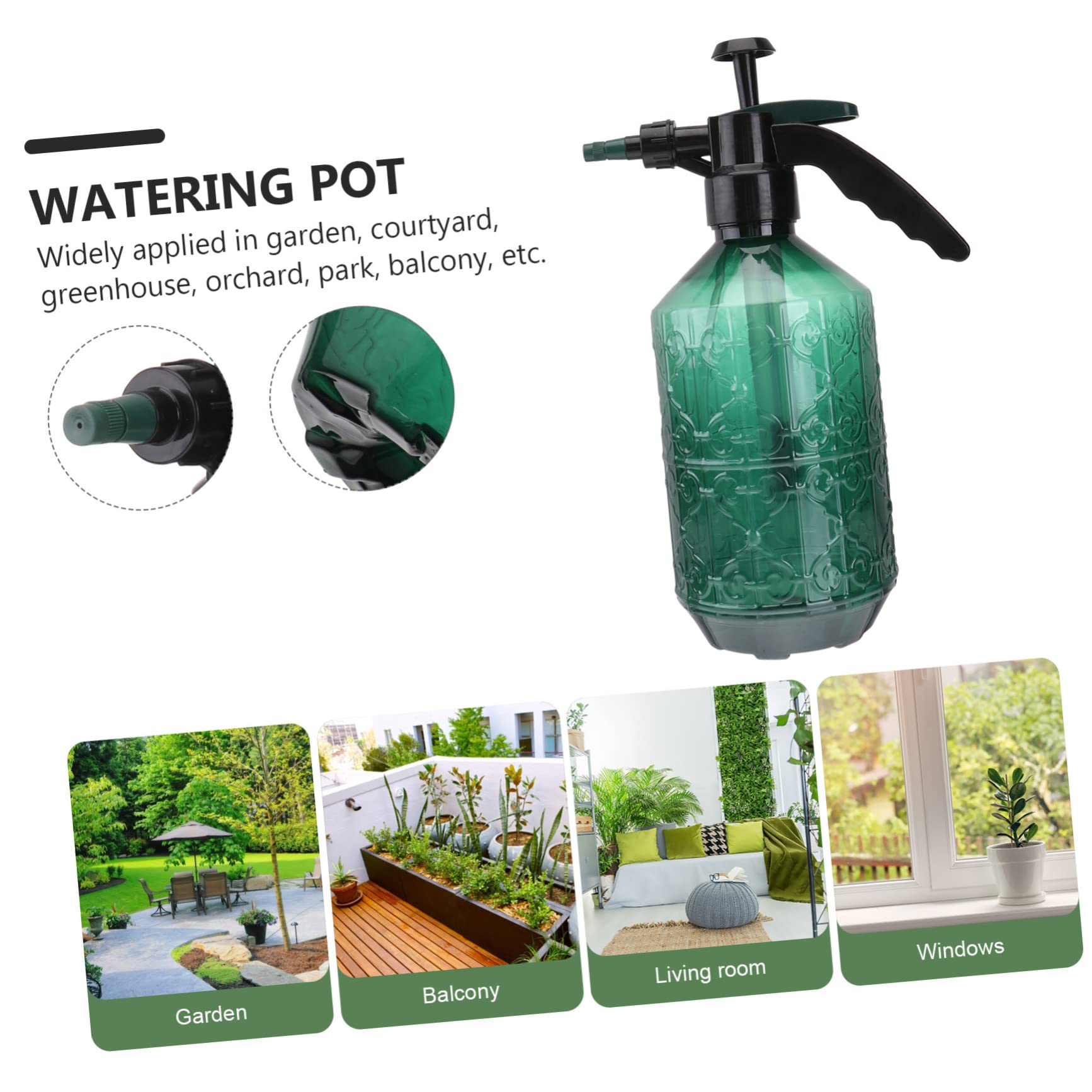 BESPORTBLE 2pezzi Spruzzatore Per Piante Nebulizzatore Per Irrigazione Di Fiori e Piante Da Balcone Per Giardinaggio Ed Esterno