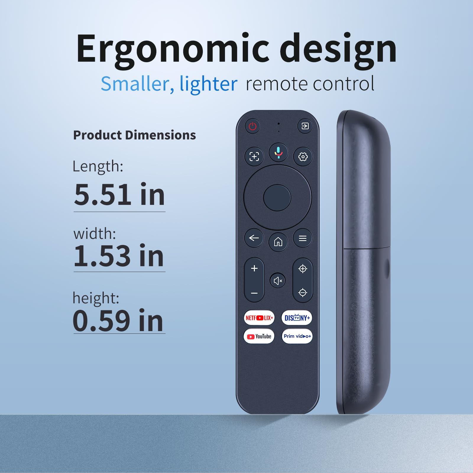 ZWP Telecomando vocale di ricambio per proiettore intelligente Yaber K3, K3 pro, K2s, T2, T2 Plus