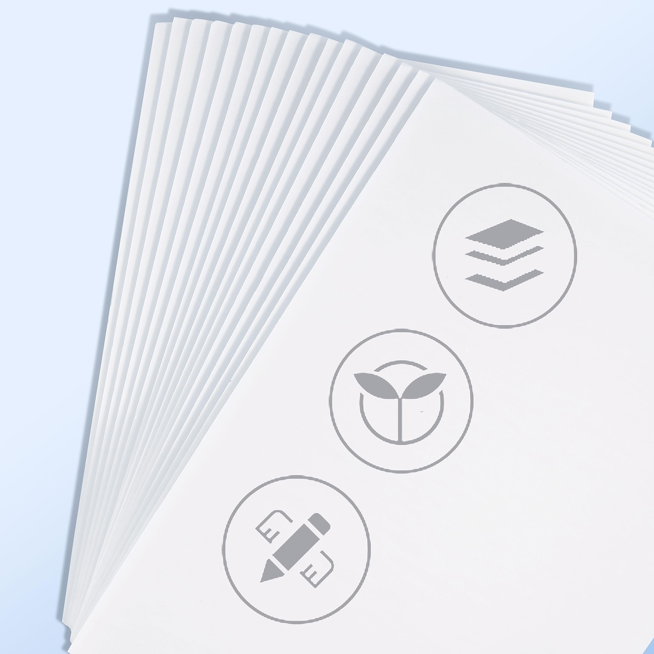 CYEER 24 Pack Foam Board, A4 Foam Sheet 5mm Thick Crafts Polystyrene Sheets, Poster Board for Model Making, Crafts, Modelling, Arts and Crafts Projects, Presentation