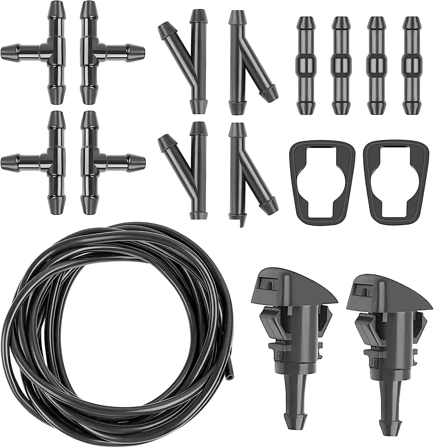 gunhunt 17 PCS Car Windshield Water Wiper Spray Mouth