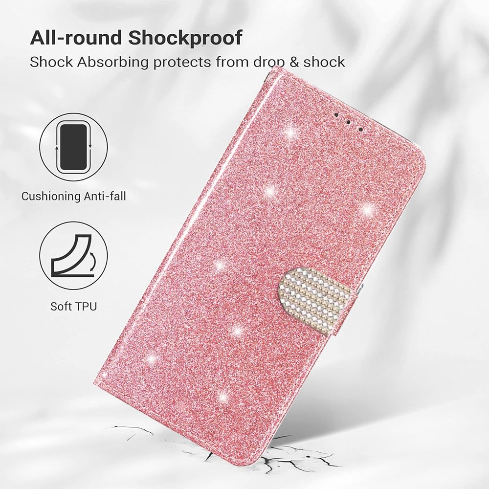 Netany Cover per Redmi 13C/Poco C65 con Cordino, Flip Portafoglio Magnetica Custodia in Pelle, [2 Porta Carte][Chiusura Magnetica],Custodia Libro Antiurto Cover per con Laccio per mi Poco C65 (Viola