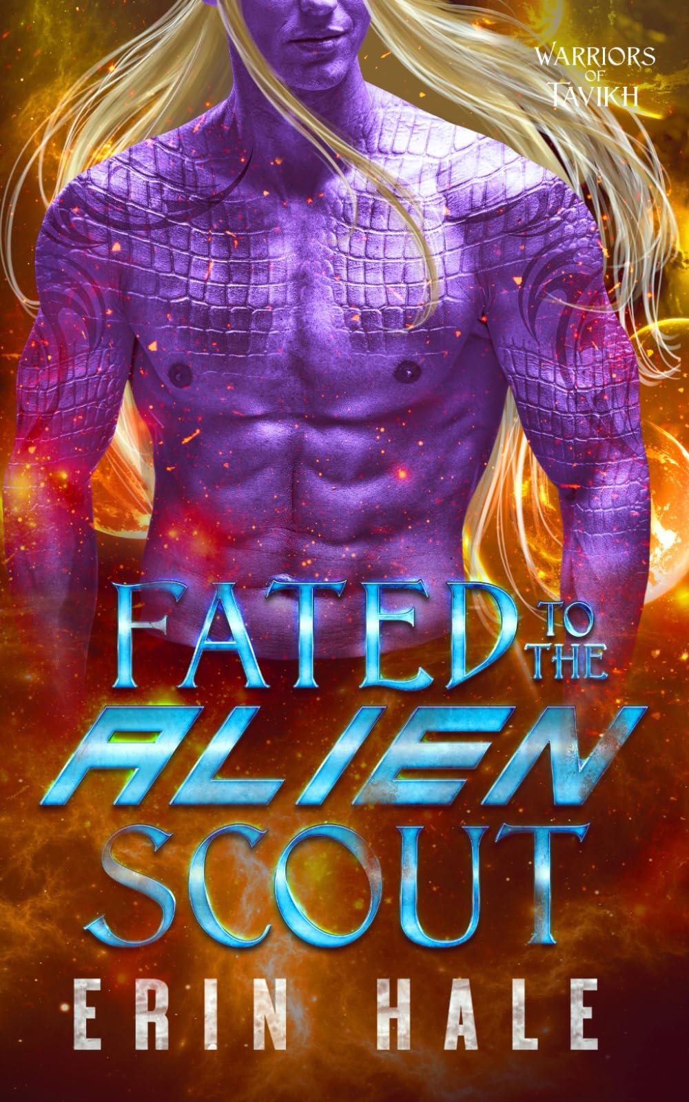 Fated to the Alien Scout: A Fated Mates Alien Romance (Warriors of Tavikh)