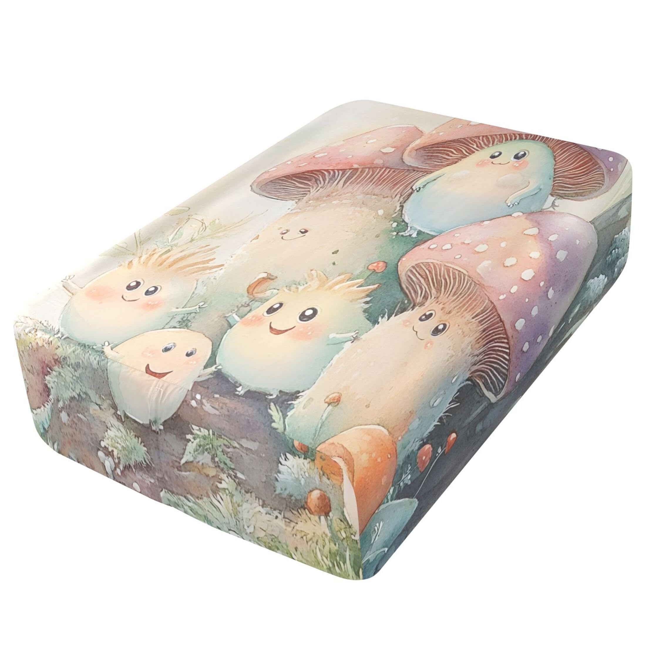 Cute Monsters - Sábana bajera ajustable individual para colchón de aire, bolsillo extra profundo de 24 pulgadas, funda suave y transpirable con apertura de válvula de cremallera para cama de