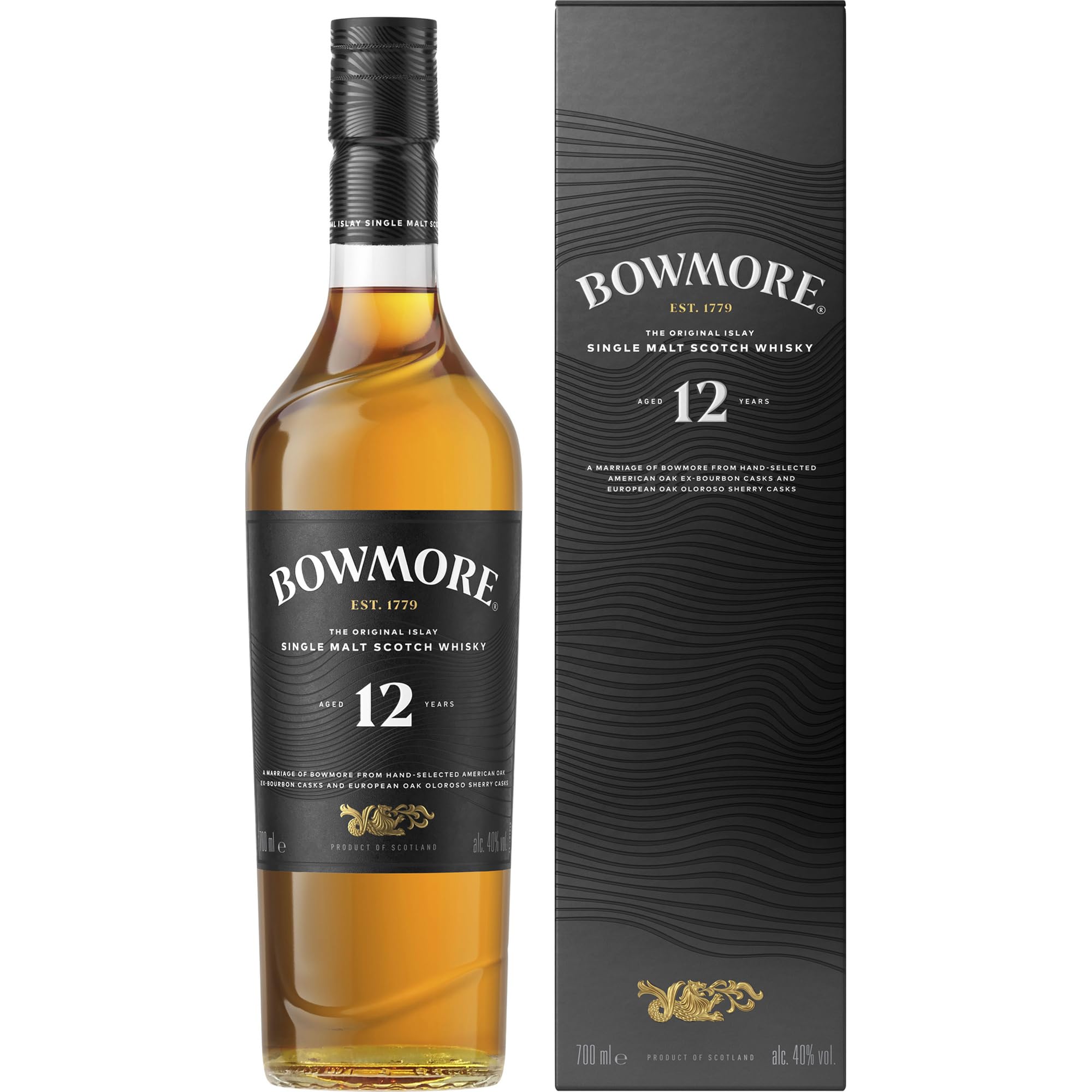 Amazon.co.jp: ボウモア 12年 [シングルモルト ウイスキー イギリス