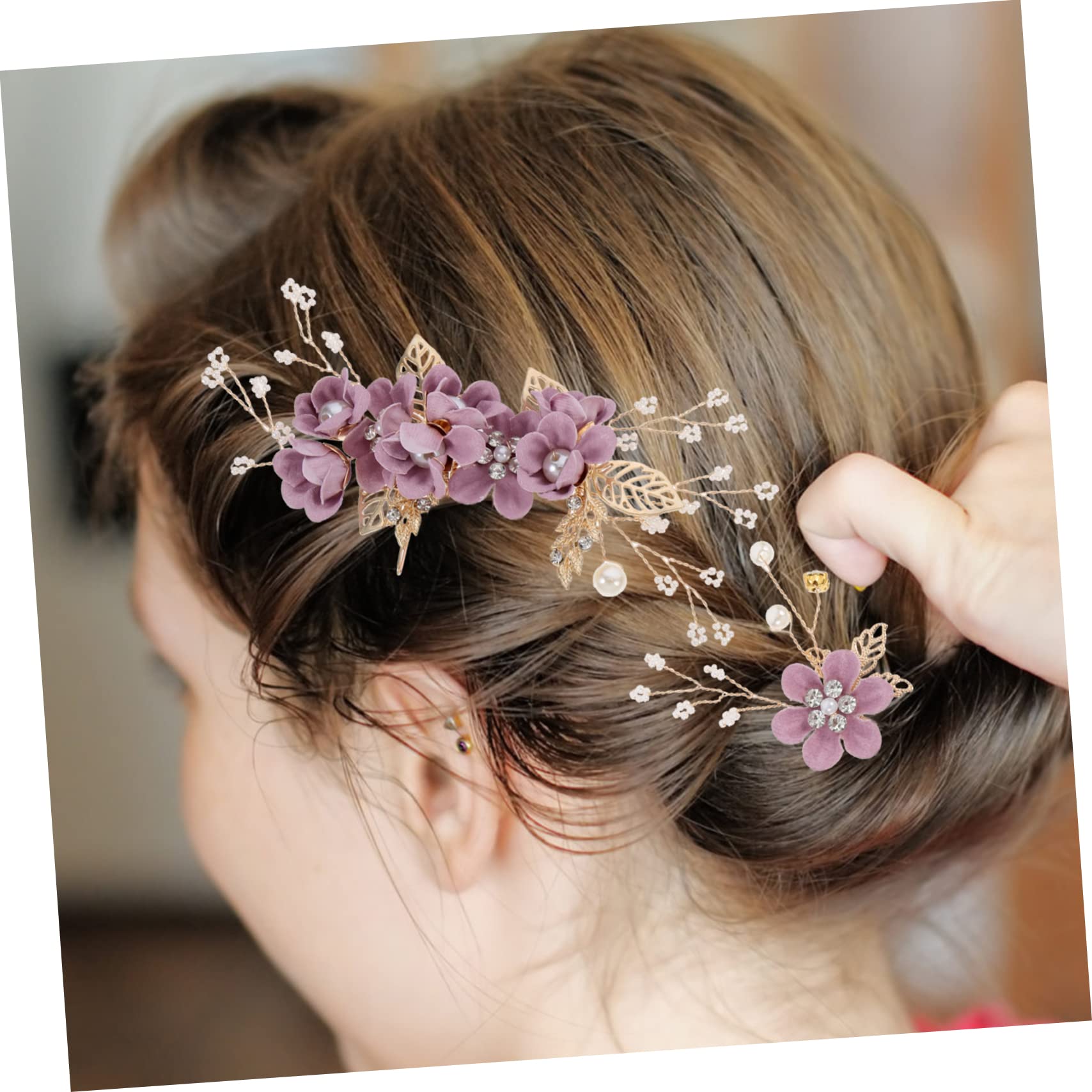 ABOOFAN 12stücke Teiliges Haarschmuck Für Bräute Elegante Rhinestone-blumen-haarspangen Für Hochzeiten Und Partys Komfortabel Und Attraktiv Für Besondere Anlässe