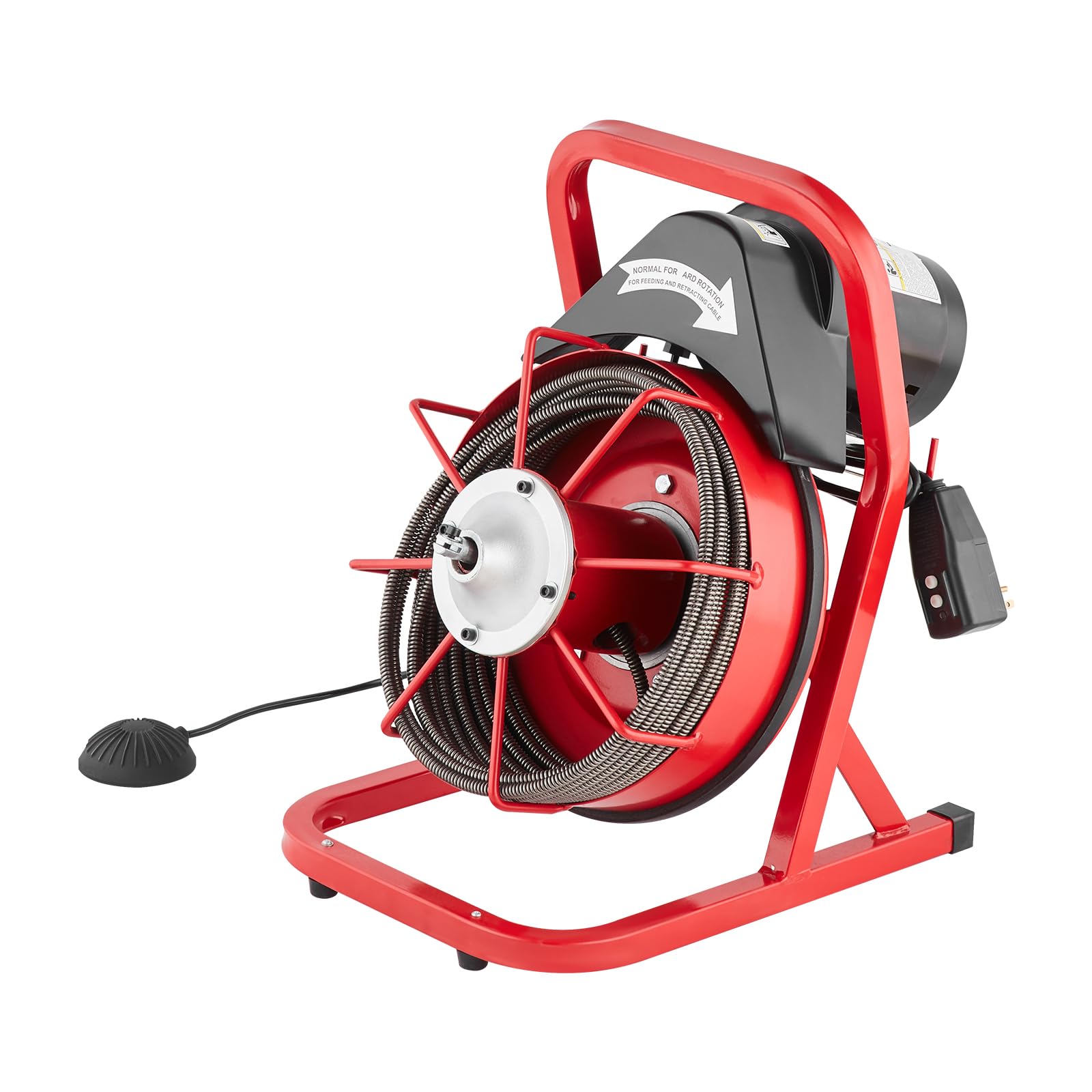 VEVOR Manual50FT 3/8IN 1700rpmAbierto Desbloqueador de Tuberías