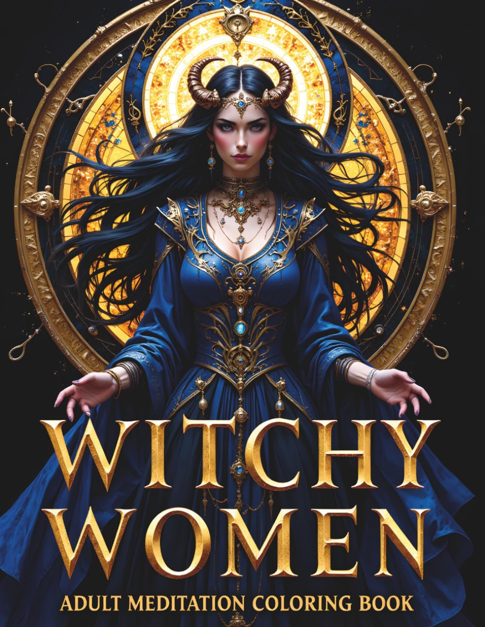 Witchy Women: Adult Meditation Coloring Book