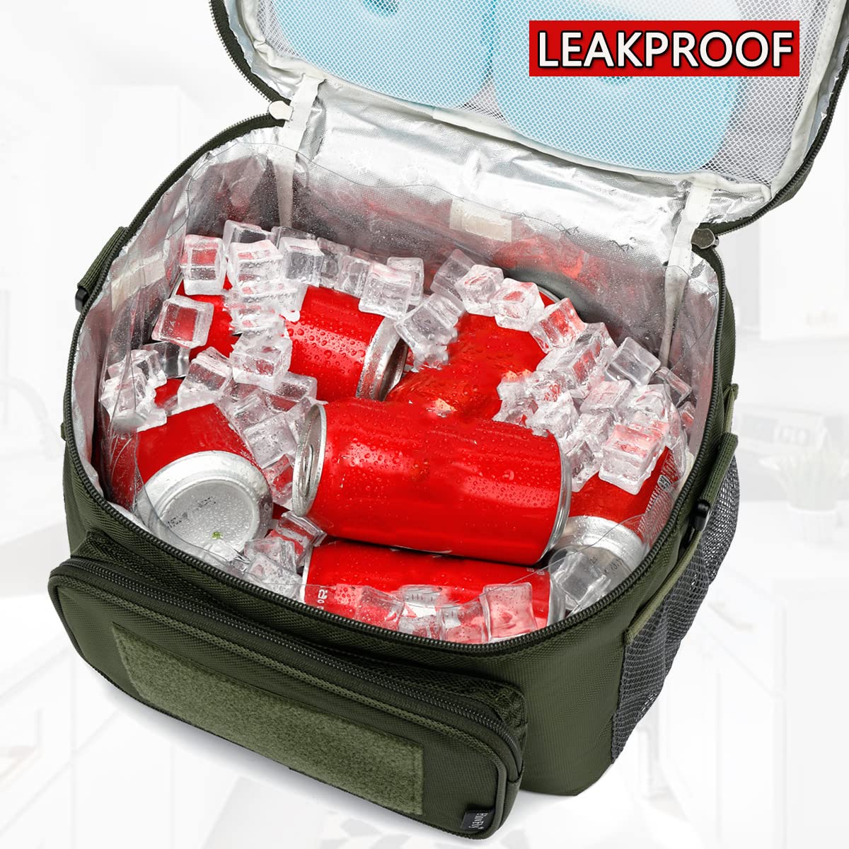 Lunch Bag Opux Classic Leakproof Insulated Lunch Box With Front