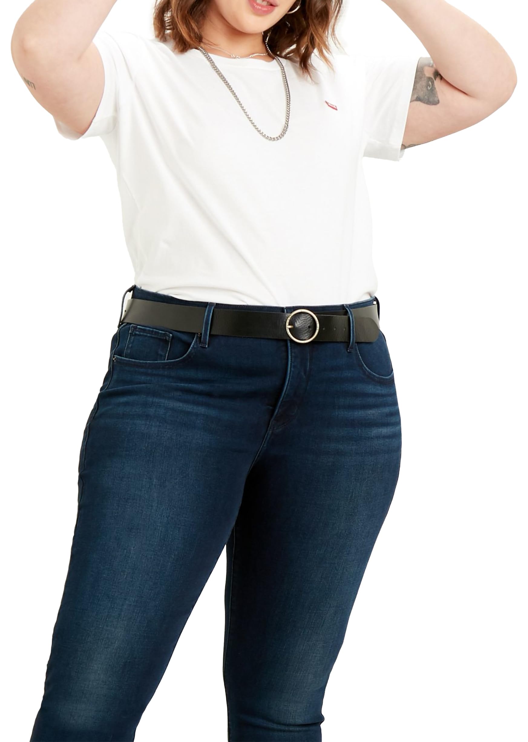 Levi's Plus Size The Perfect Tee Maglietta Donna, Chesthit Logo
