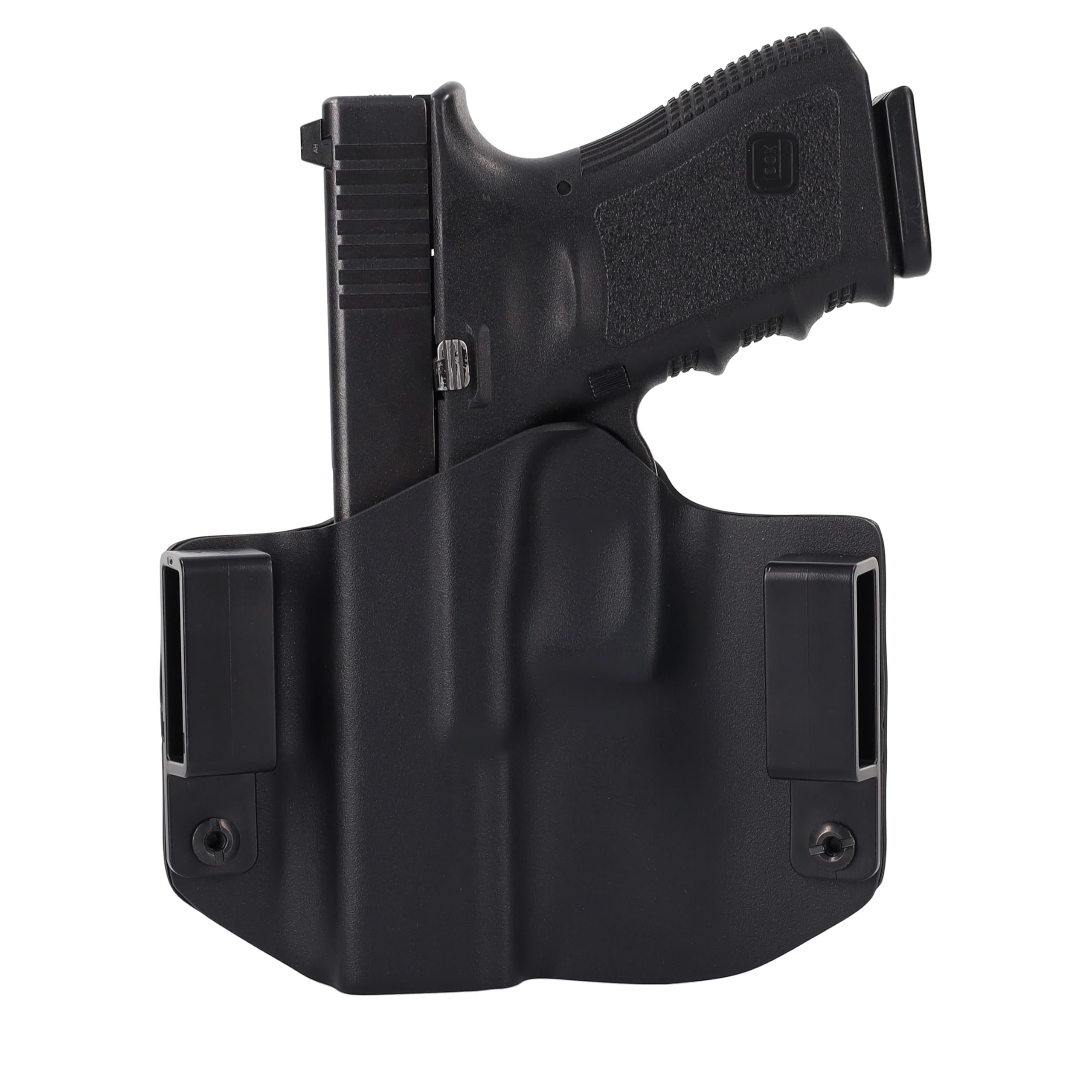 Black Carbon Fiber OWB Holster (Left-Hand, Glok 48)