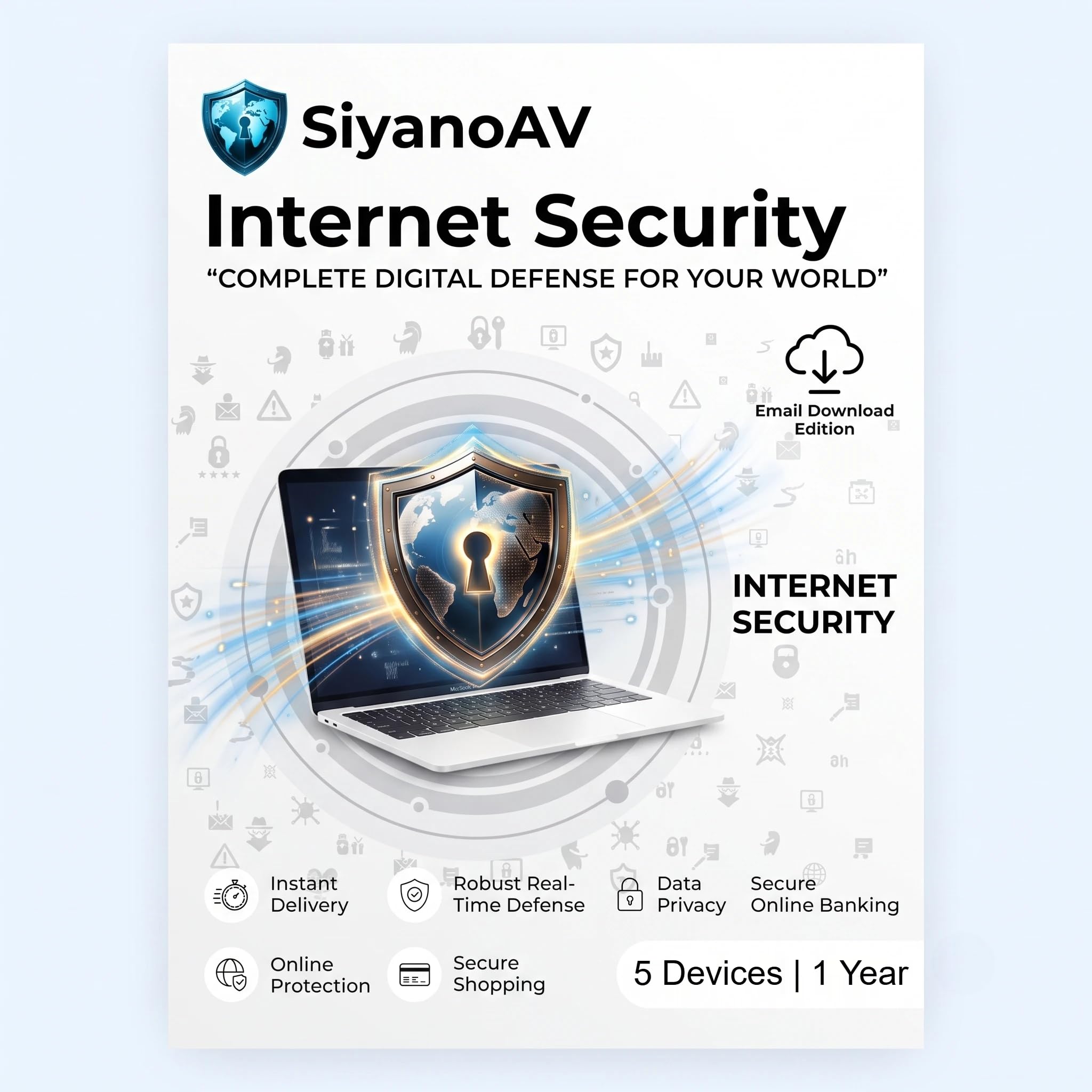 SiyanoAV Internet Security | Complete Web & PC Protection | Windows PC & Laptop | 5 Devices, 1 Year | Email Delivery in 1 Hour (No CD/DVD)-image-18