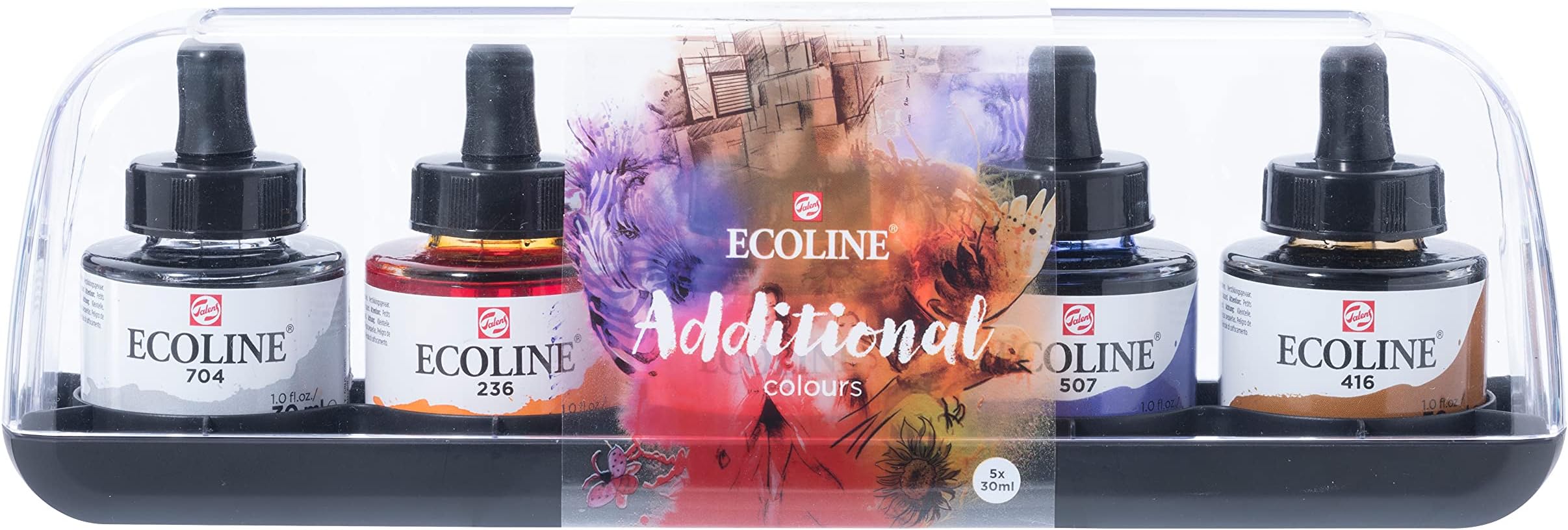 Ecoline Liquid Watercolour Additional Set 5 x 30 ml (11259901)