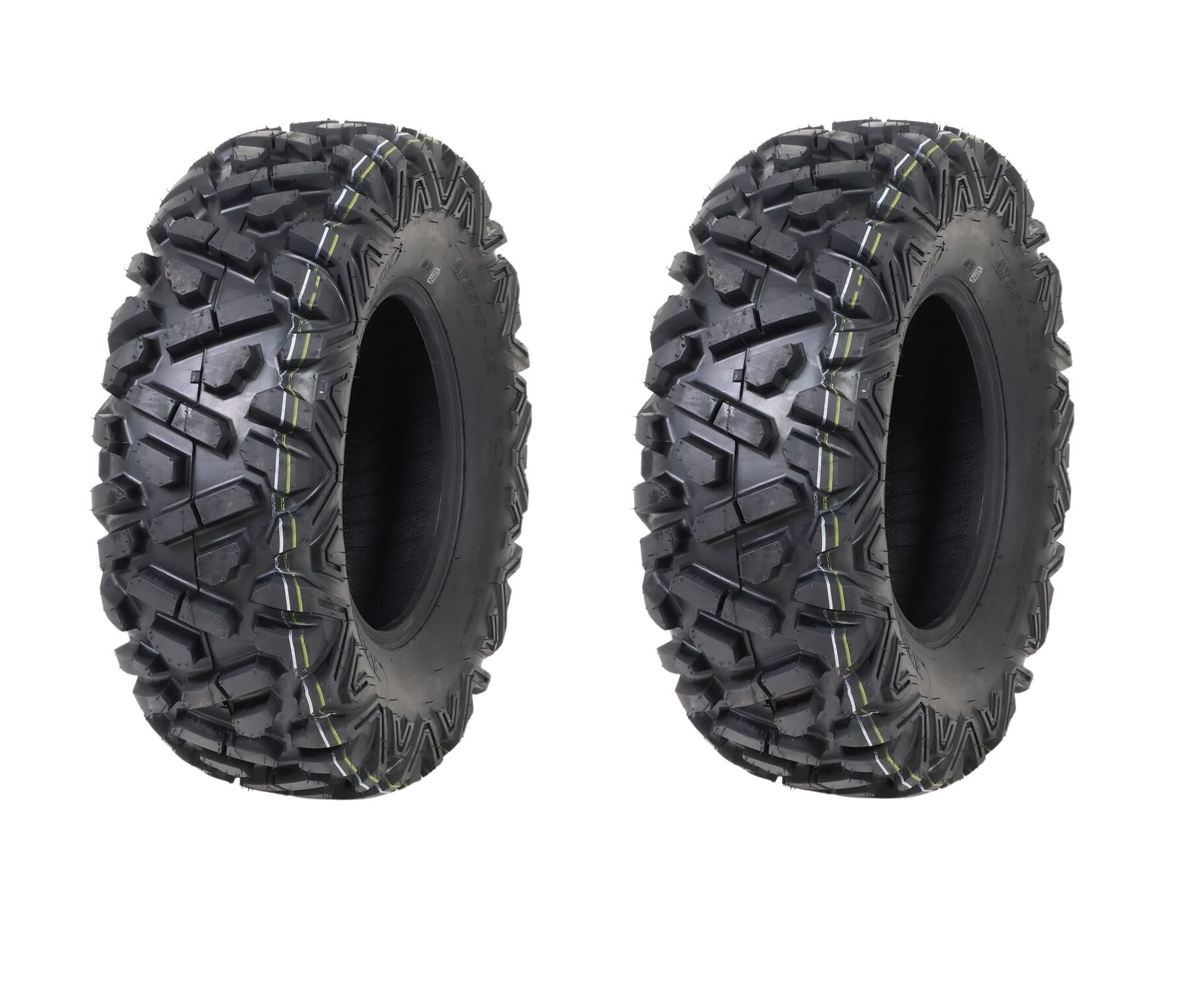HAKUBA 2X 26x8-14 P350 Reifen für Quad 205/75-14 26 x 8.00-14 ATV Geländereifen Reifensatz für Gelände