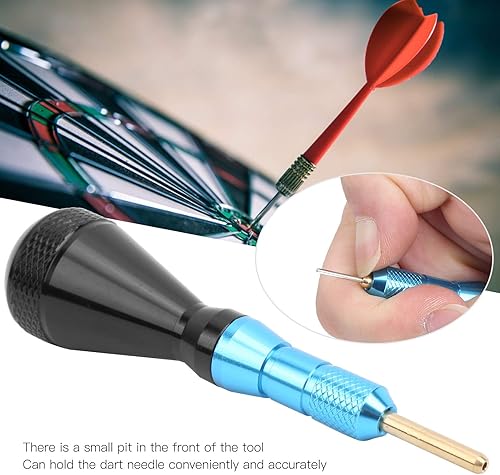 Miniatura 2 de Dilwe Removedor de puntas, herramienta para quitar extractor de punta con herramienta de punta suave para puntas rotas, herramienta de punta (azul)