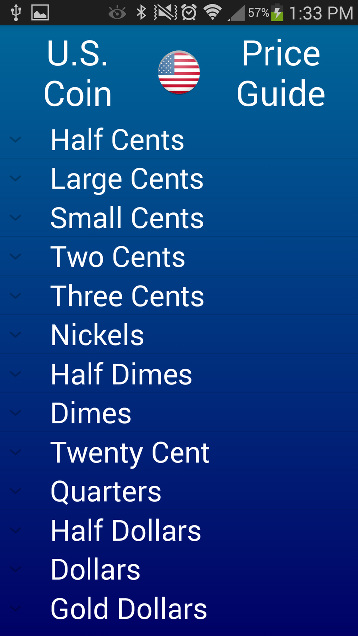 US Coin Price Guide App on Amazon Appstore