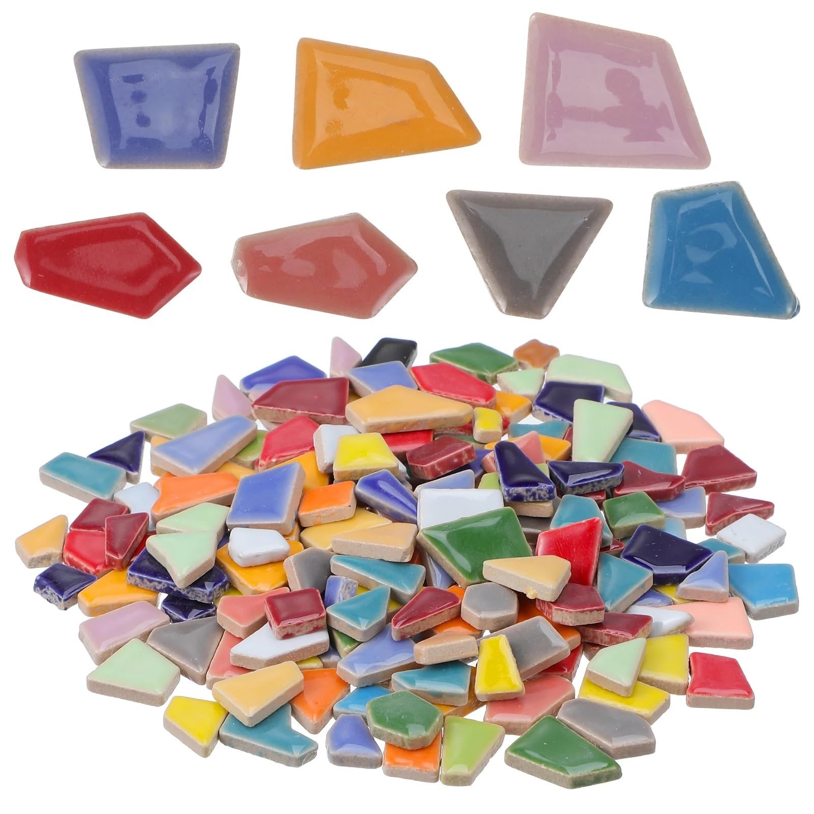 Mosaico de porcelana fina y mini cerámica artística para decoración y diseño artesanal
