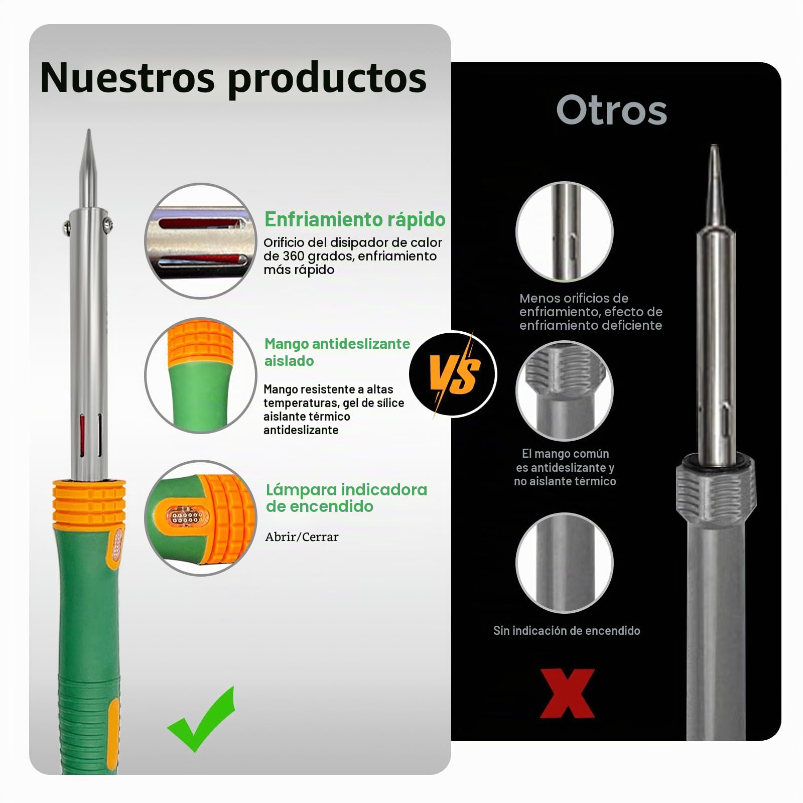 Macetas de plástico para plantas, perforadoras pequeñas para uso doméstico, perforación de macetas, añade agujeros de drenaje a la maceta, soldador, herramientas de plantación para plantas de jardín