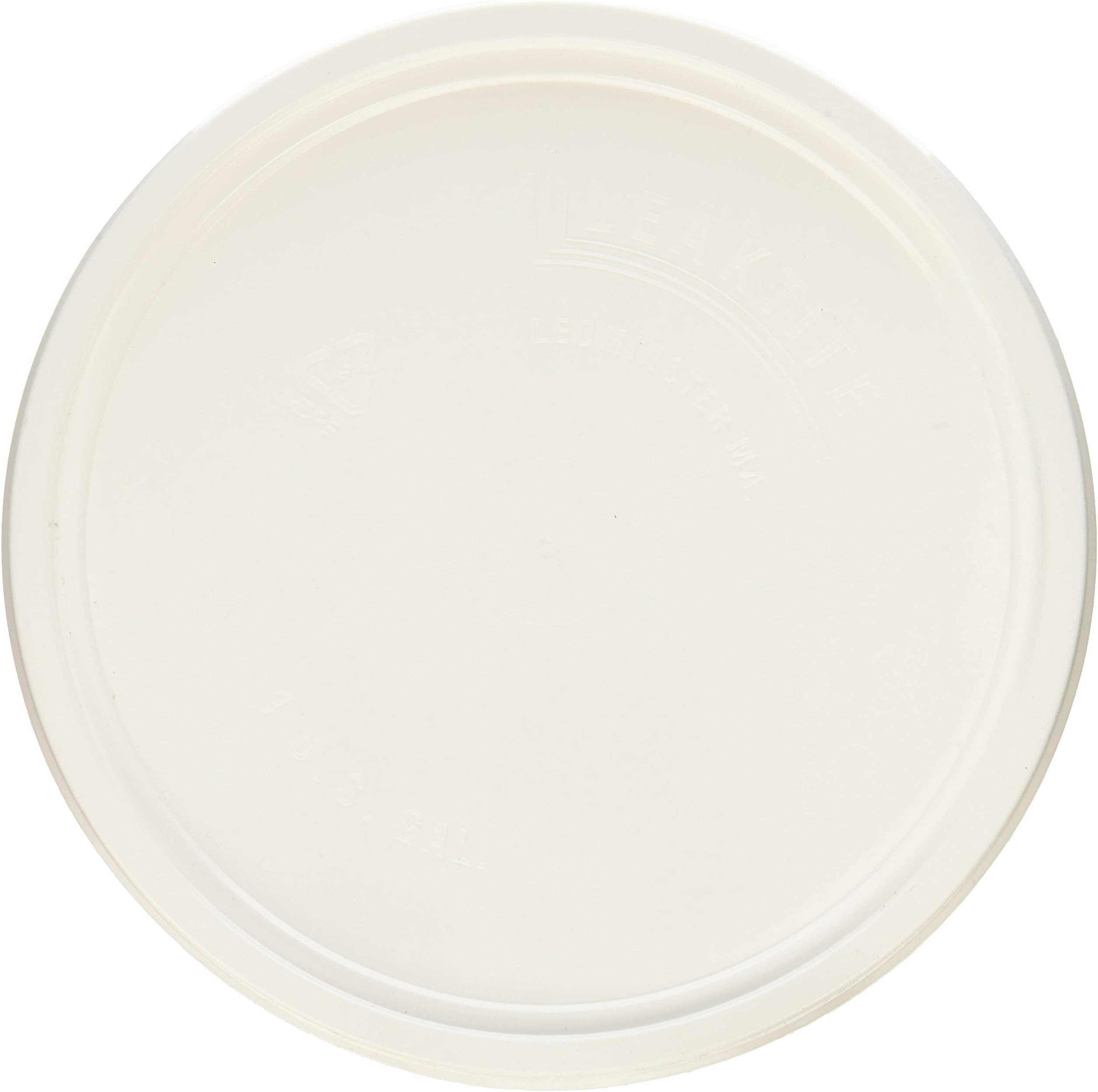 1GLD Gallon lon White Plastic Pail Lid