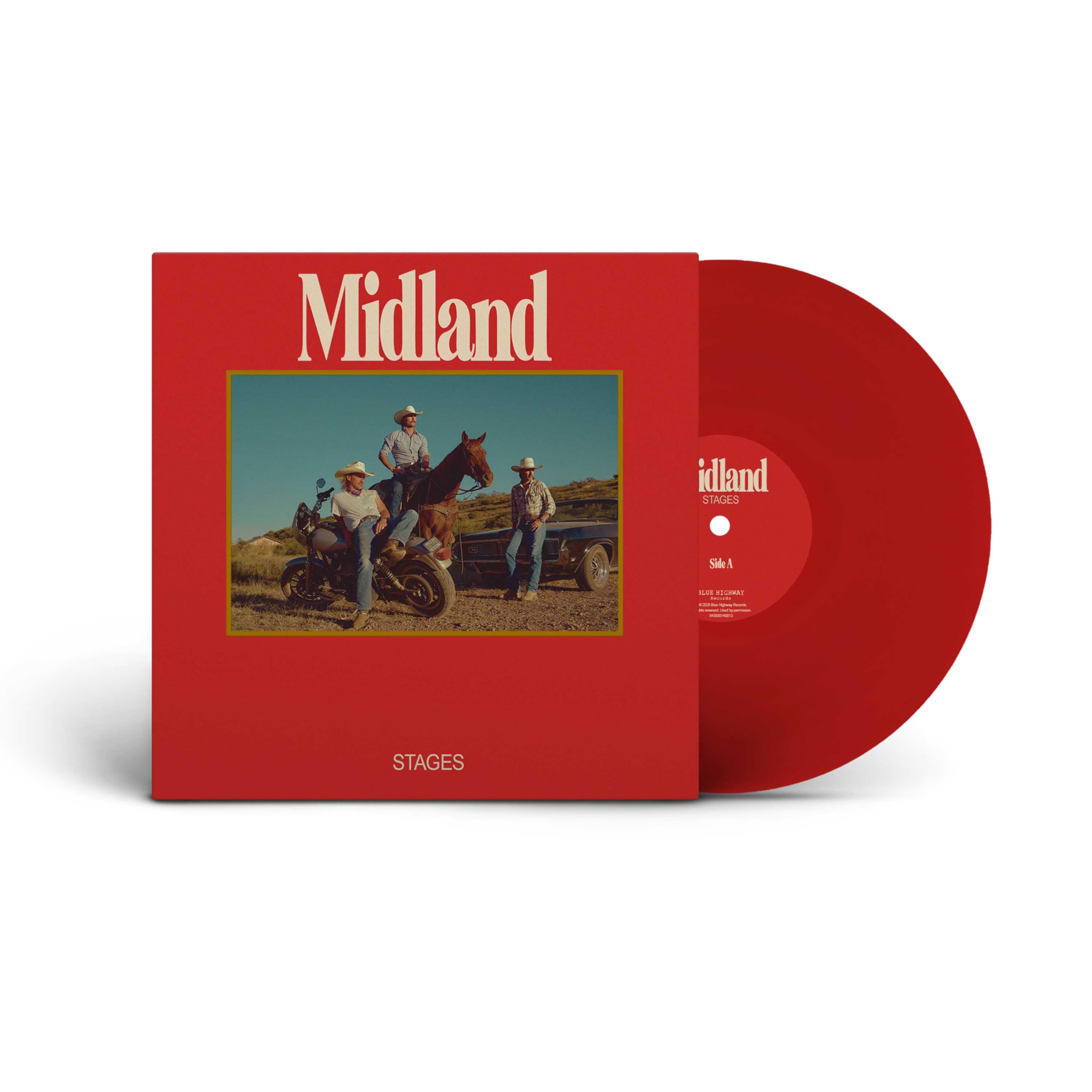 MIDLAND - Stages - Vinyl (gatefold red vinyl LP)