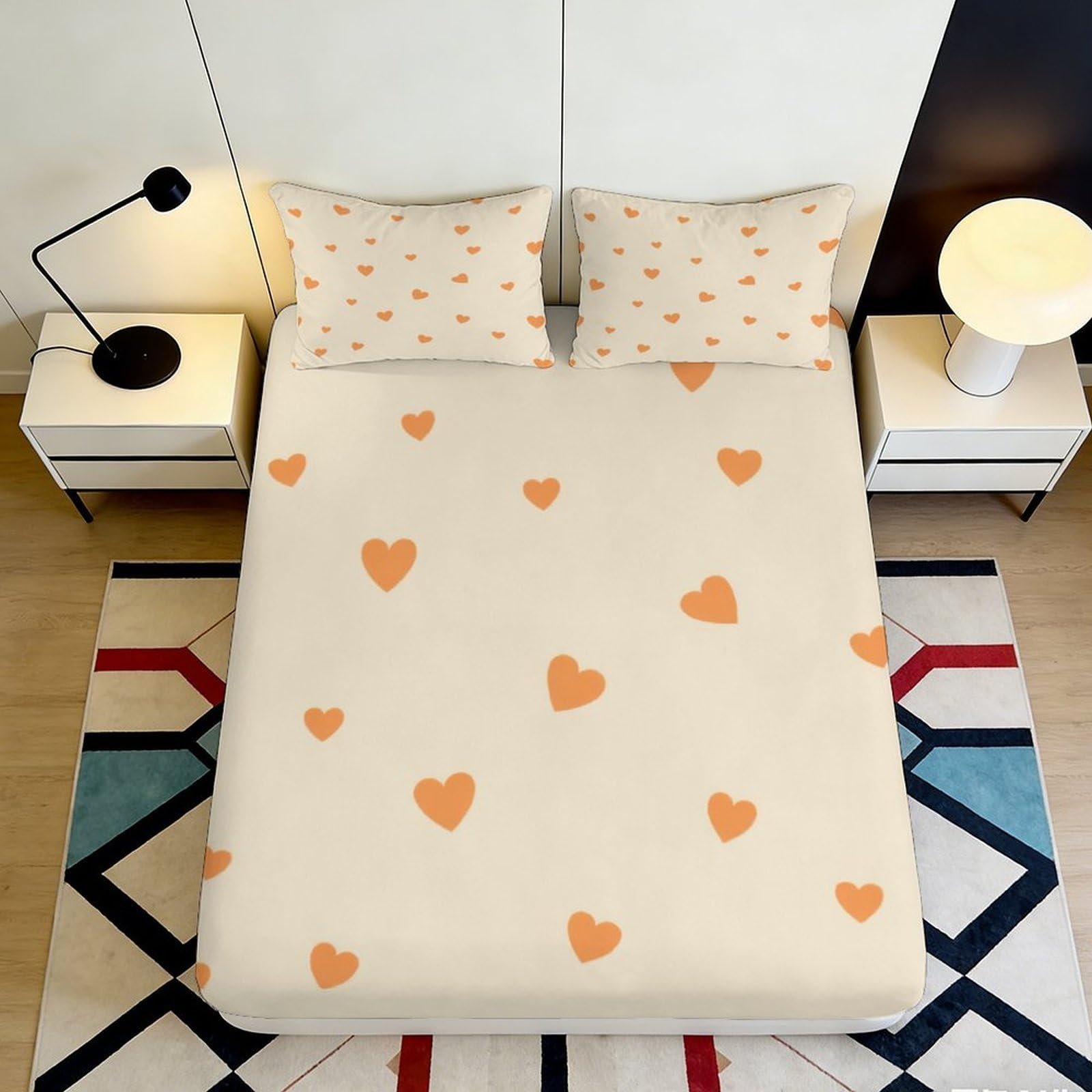3D Printed Panther Design Fitted Sheet Microfiber Deep Pocket Non-Slip Bedroom Bedding Panther Mattress Fitted Cover Washable 180x200x25cm