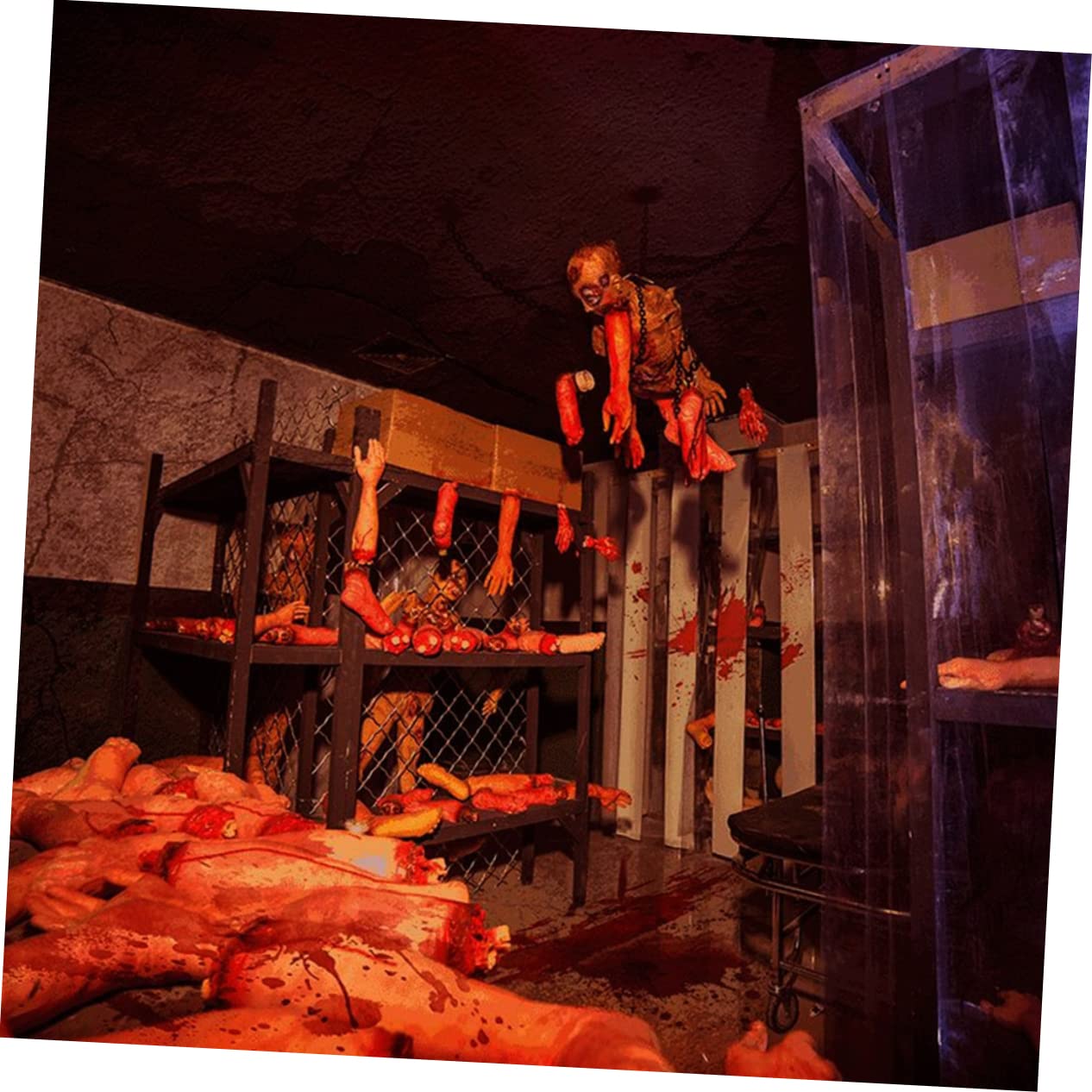 Artibetter 4piezas Juguete De Broma De Halloween Mano y Rotos Falsa para Fiesta De Terror Accesorios De Disfraz y Bromas Divertidas