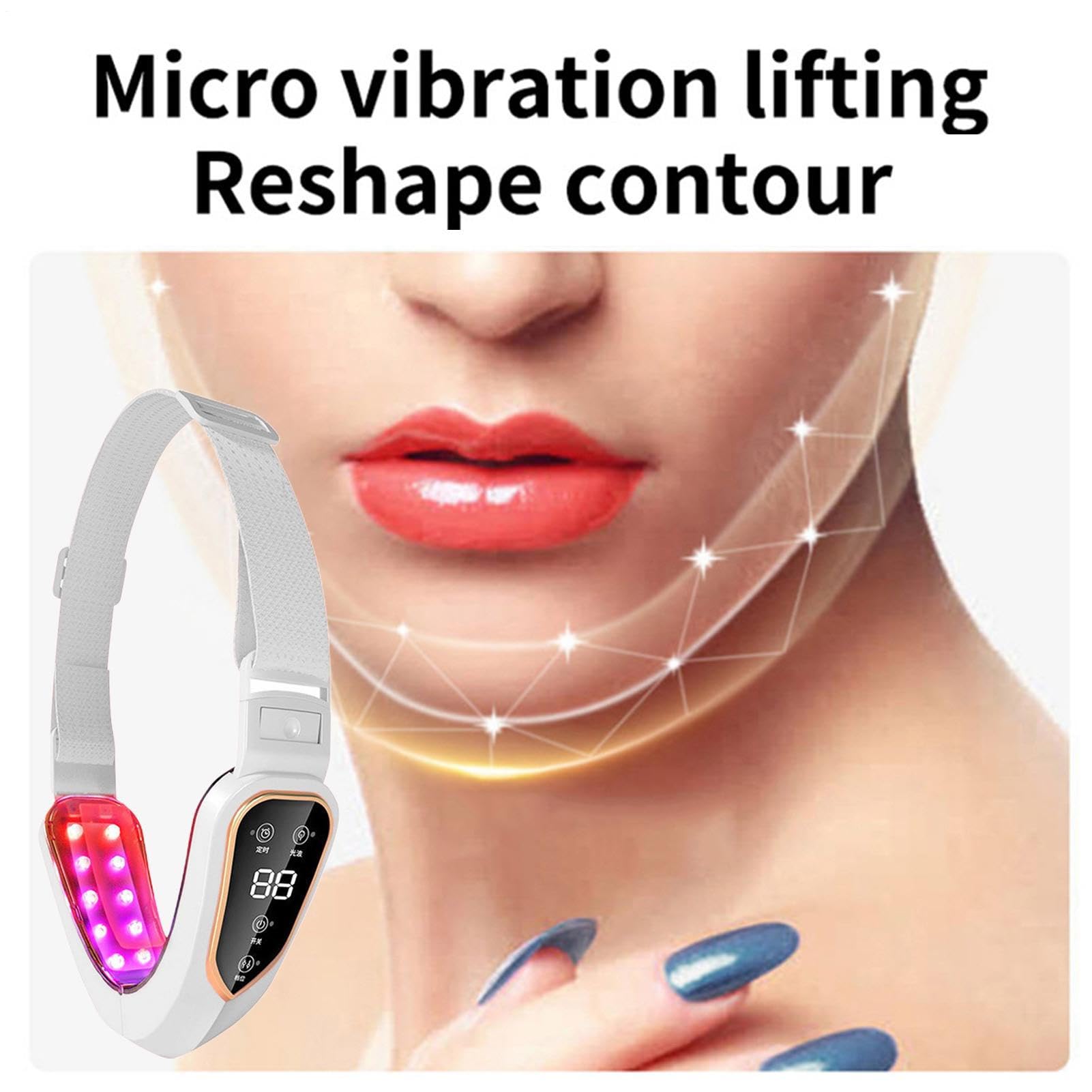 Dispositif de massage facial électrique Instrument de beauté universel | Dispositif de massage du visage avec télécommande pour les adultes Formes du visage allongées