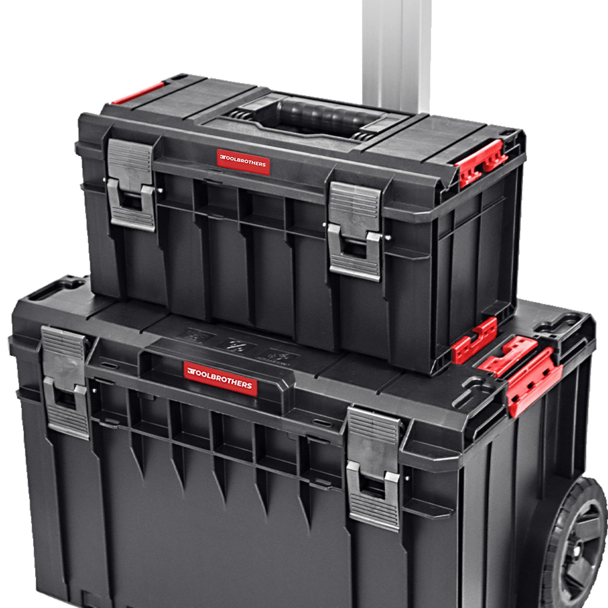 Toolbrothers RHINO L walizka narzędziowa ECO Basic, wysokość M, możliwość układania w stos, 450 x 260 x 224 mm, 29 l, IP54