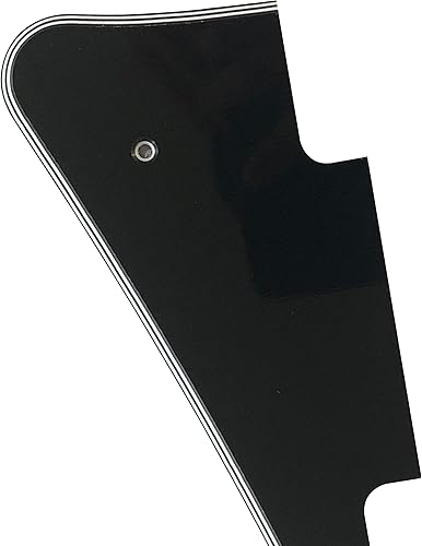 Miniatura 5 de Personalizado para Gibson Epiphone Les Paul LP P90 Style Golpeador de guitarra eléctrica (5 capas negro)