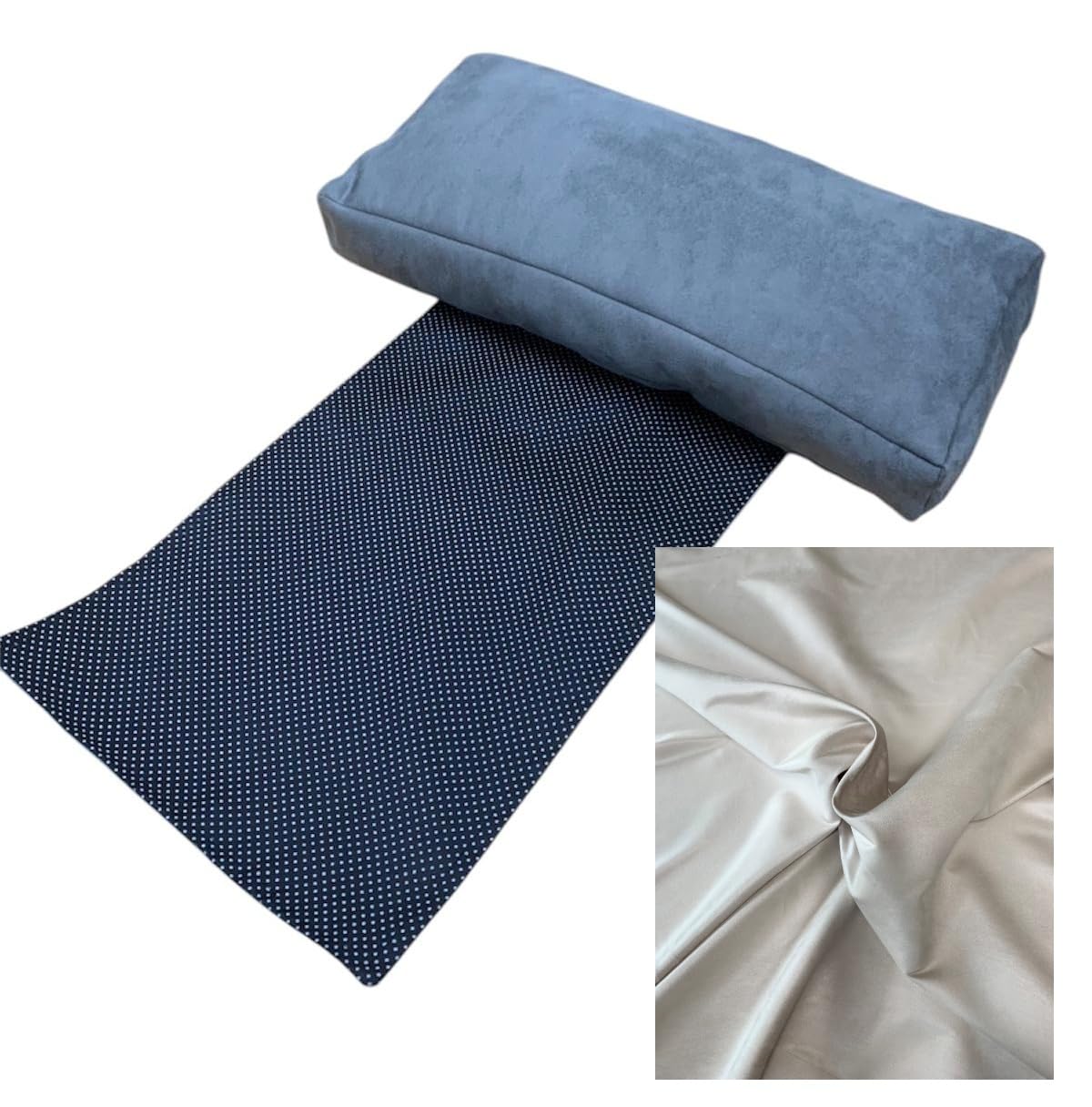 PnH Headrest for Recliners, Armchairs, Gaming/Office Chairs - Support Pillow for Head & Neck (Cream, Single Head Rest)