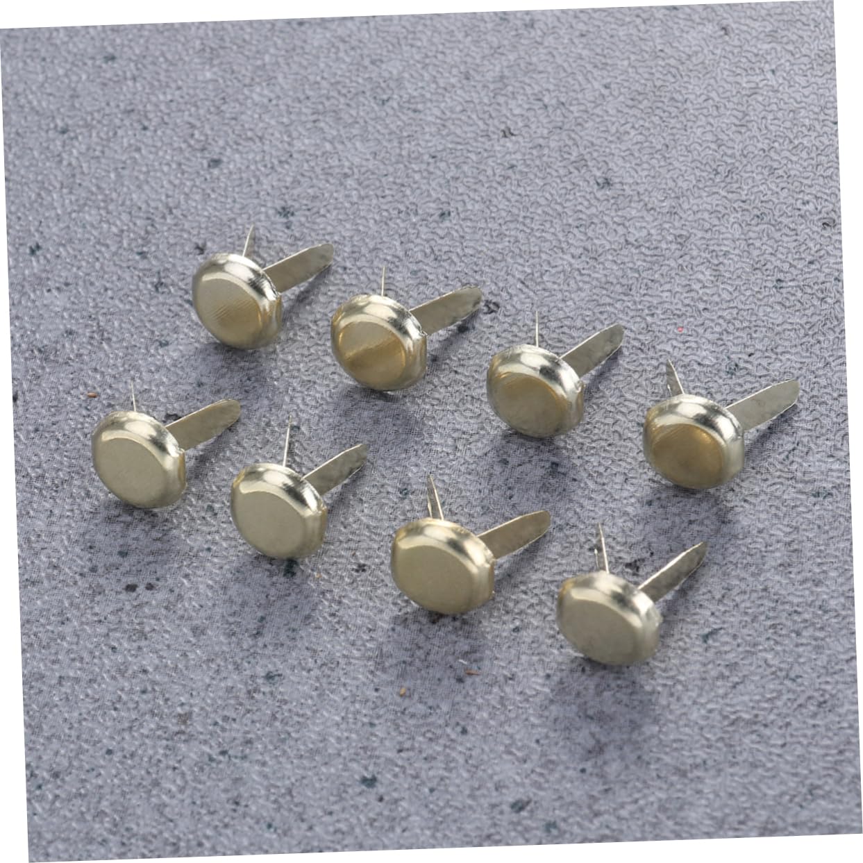 LIFKOME 200pcs Metal Paper Fasteners Boutonniere Self Adhesive Fasteners Push Pins for Cork Board Trouser Hook and Bar Fasteners Vinyl Paper Round Fasteners Bulletin Board Pins Tape Rivet