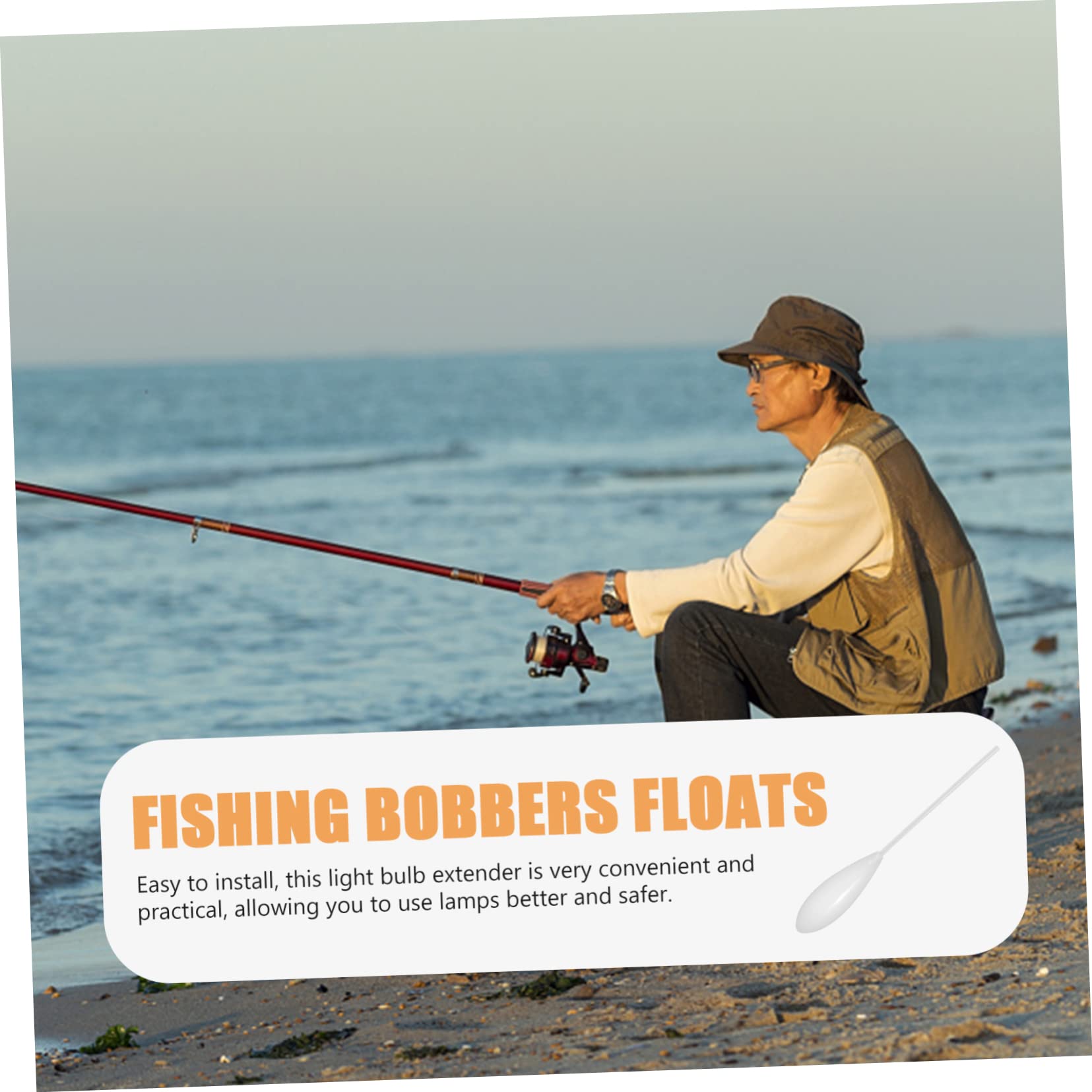 Toyvian – 15 Flotteurs De Pêche Flottants En Mousse, Haute Visibilité, Multi-usages