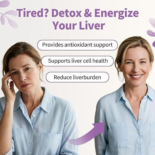 Miniatura 4 de Gotas de apoyo hepático de cardo mariano - Suplemento herbario líquido de limpieza hepática, desintoxicación y reparación con silimarina, diente de