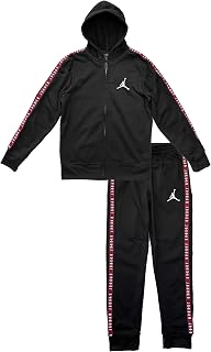 Nike Big Boys Air Hooded Therma Taping Jacket And Pants 2 Piece Set