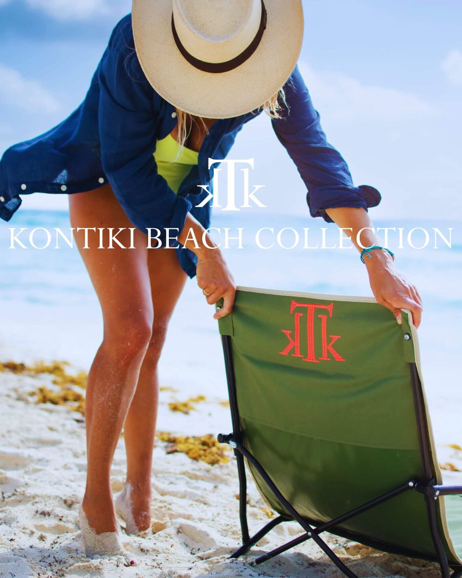 kTk KONTIKI Chaise de Plage Pliante Premium 2,7 kg avec Sac | Élégant, Confortable et ultraléger | Chaises de Jardin, de Camping et de Piscine | Chaise de Jardin Orange Fluo