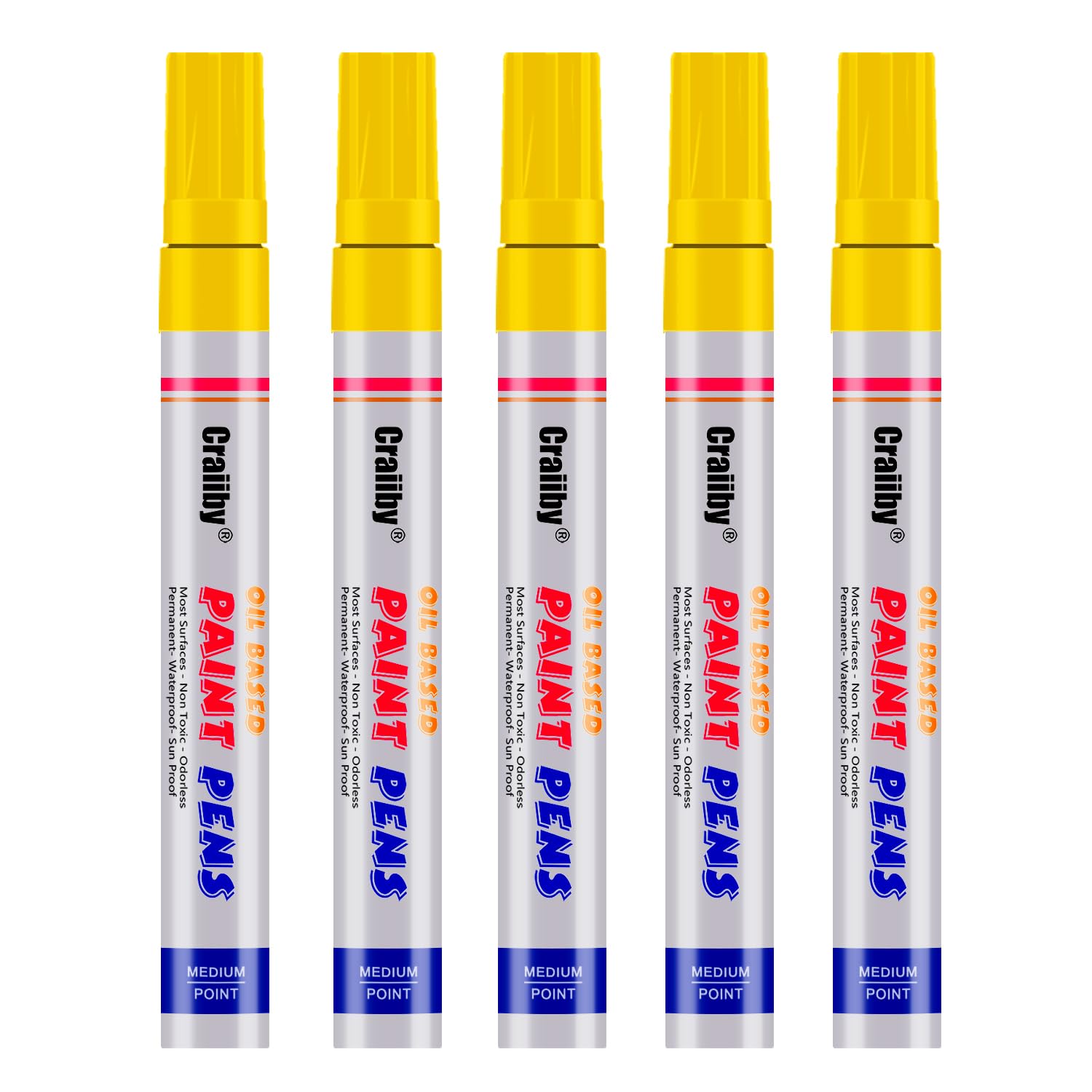 Craiiby Yellow Paint Markers - drawing | Mubboo