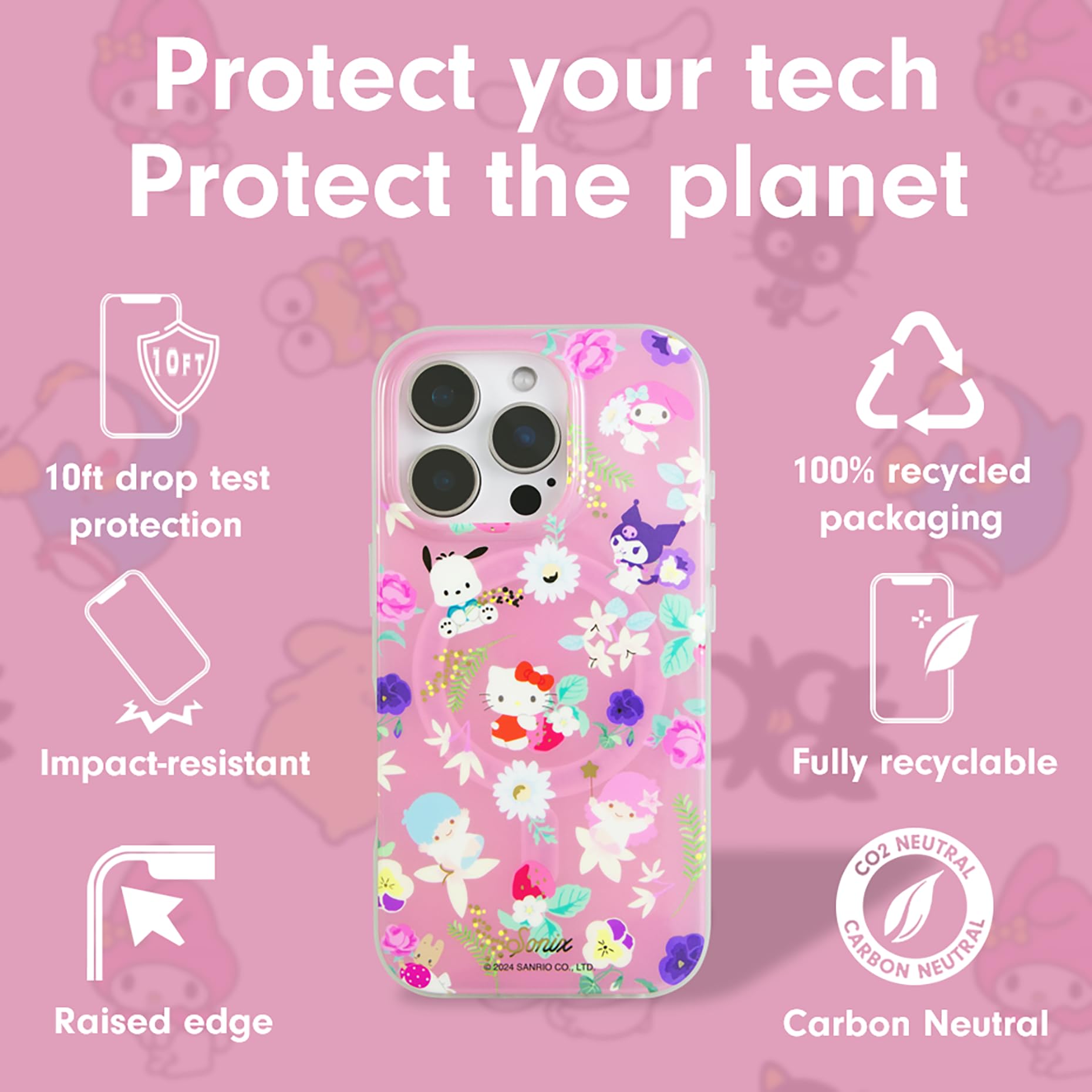 Amazon.com: Sonix x Sanrio Case for iPhone 16 Pro Max | Compatible