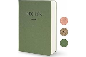 Blank Recipe Book to Write In Your Own Spiral Recipes