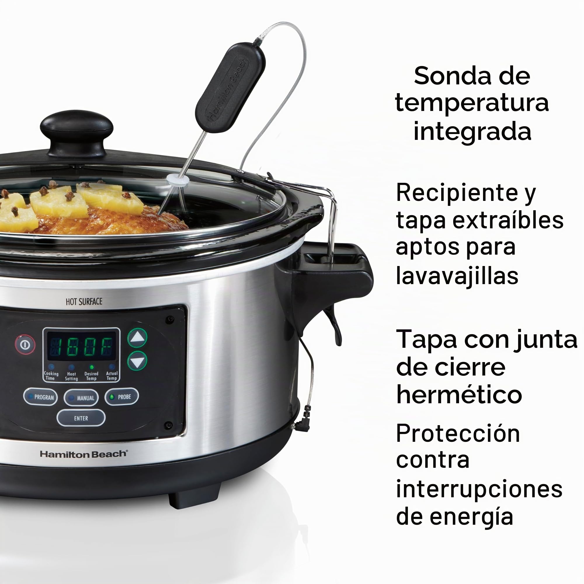 Hamilton Beach 33969A Olla de - Cocción Lenta