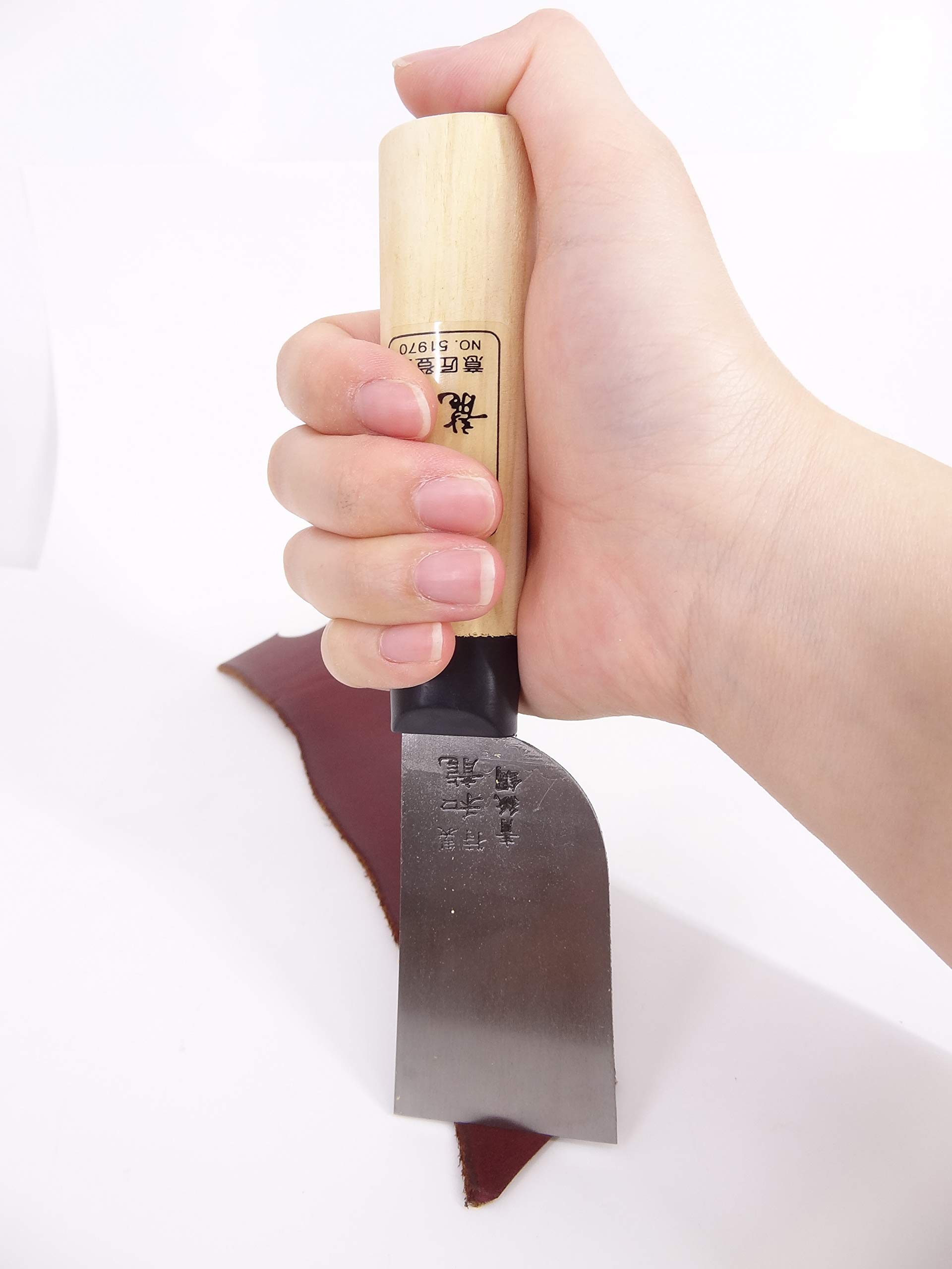 Amazon.co.jp: レザークラフト用 裁断 革たち 直刃 打ち具 レザー 裁縫