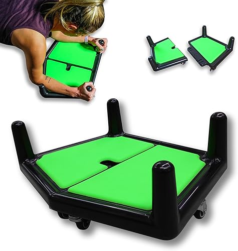 The HIIT Split - Entrenamiento de cuerpo completo  Equipo de ejercicio de rueda de rodillo abdominal  Ruedas de ejercicio para abdominales  Equipo