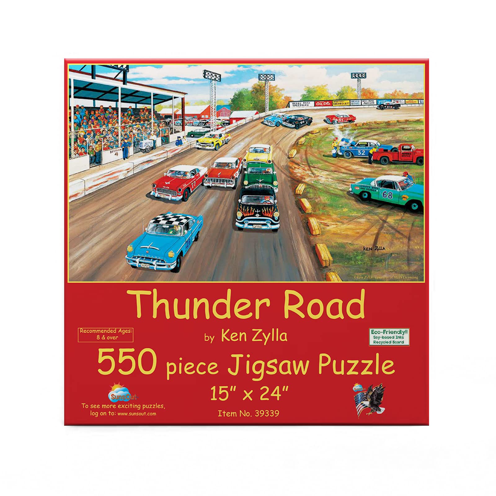 八丈3番　CHASE&Bite Puzzle PZ-511MS Amazon.com: SUNSOUT INC - Thunder Road - 550 pc Jigsaw