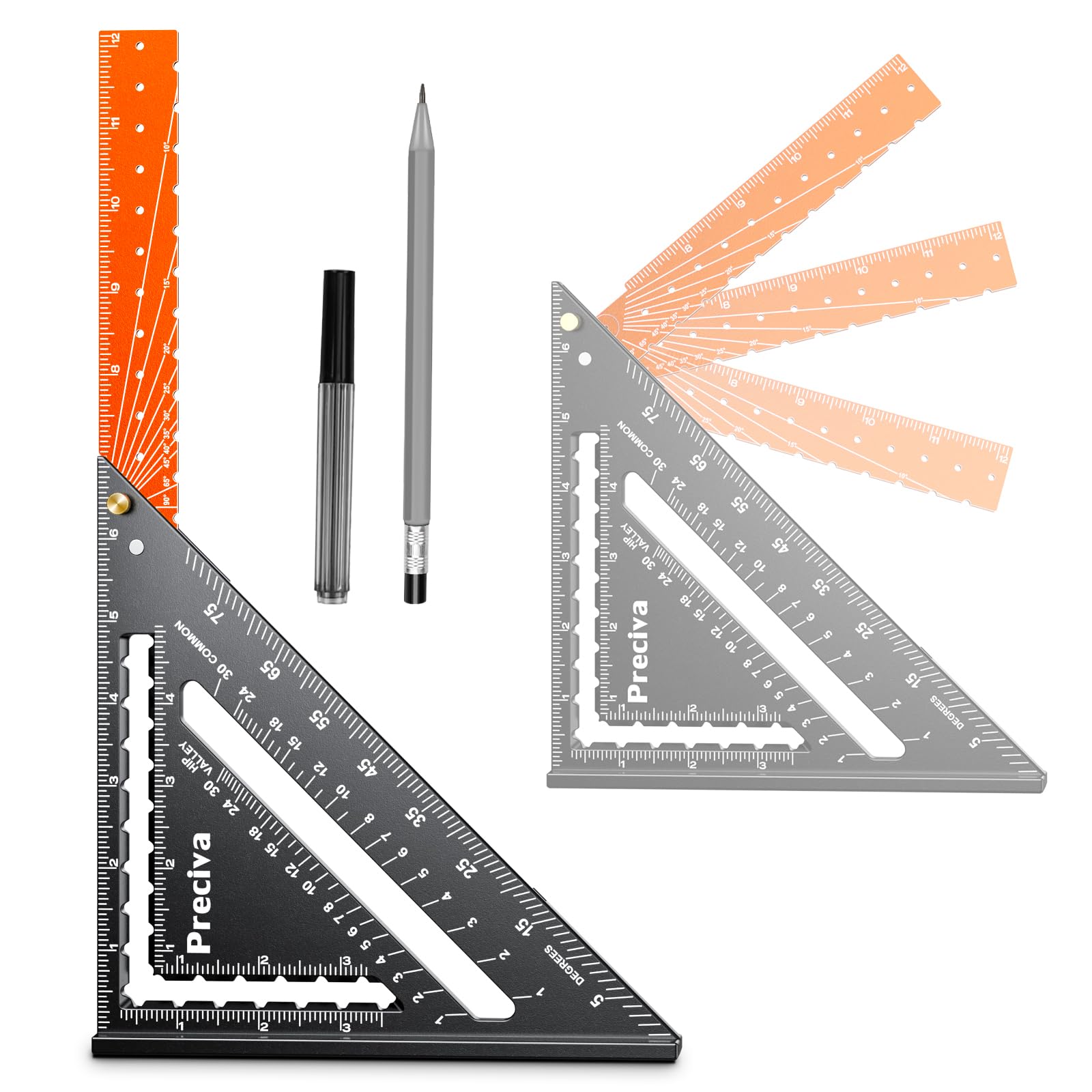 Preciva Foldable Carpenter Square Ruler