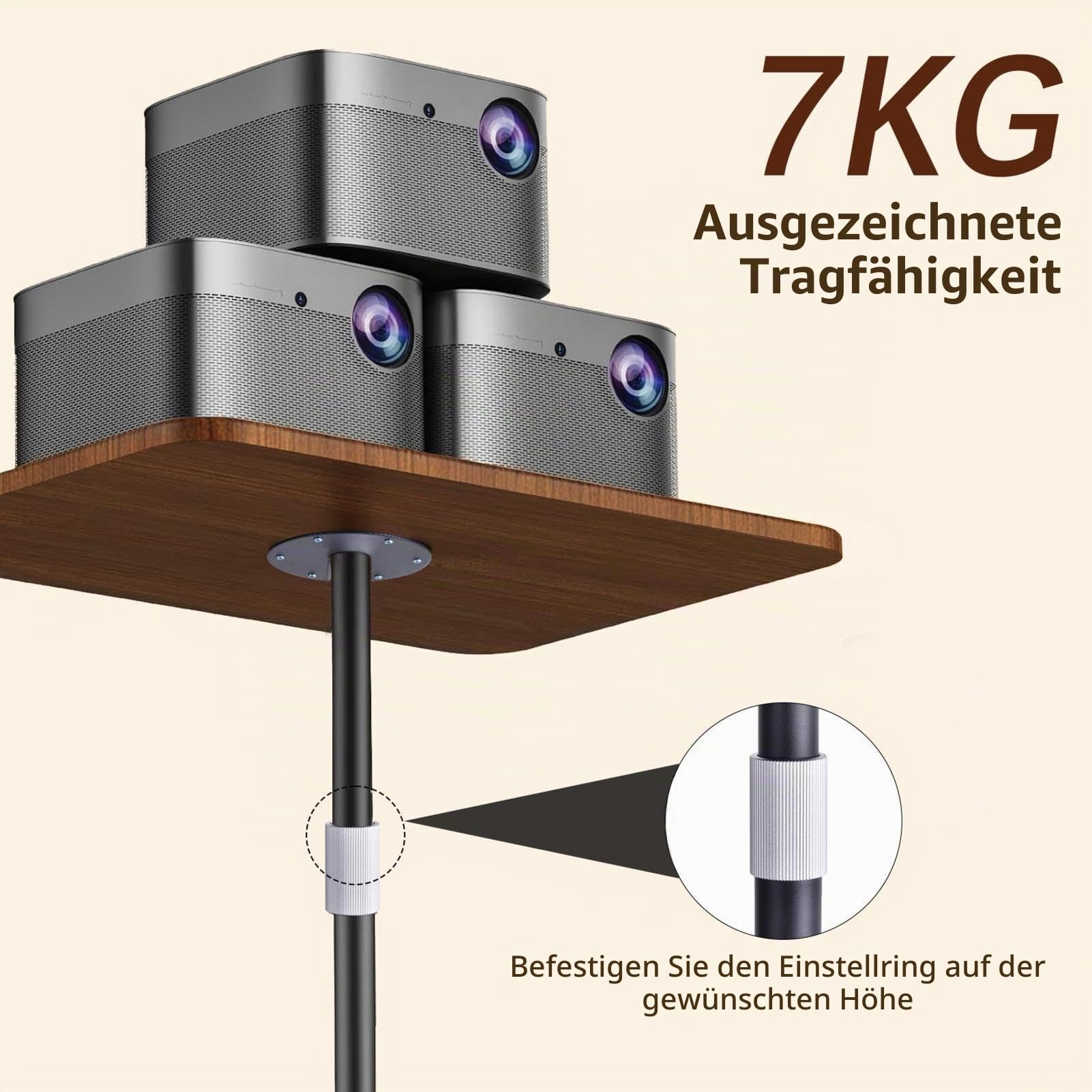 Generisch Stehpult Höhenverstellbar, 18-47 Zoll Laptop Ständer Mobile Schreibtisch Verstellbarer Beistelltisch Für Studienarbeiten, Schreibtisch Mobiler Stehtisch Für Schule, Büro, Kirche